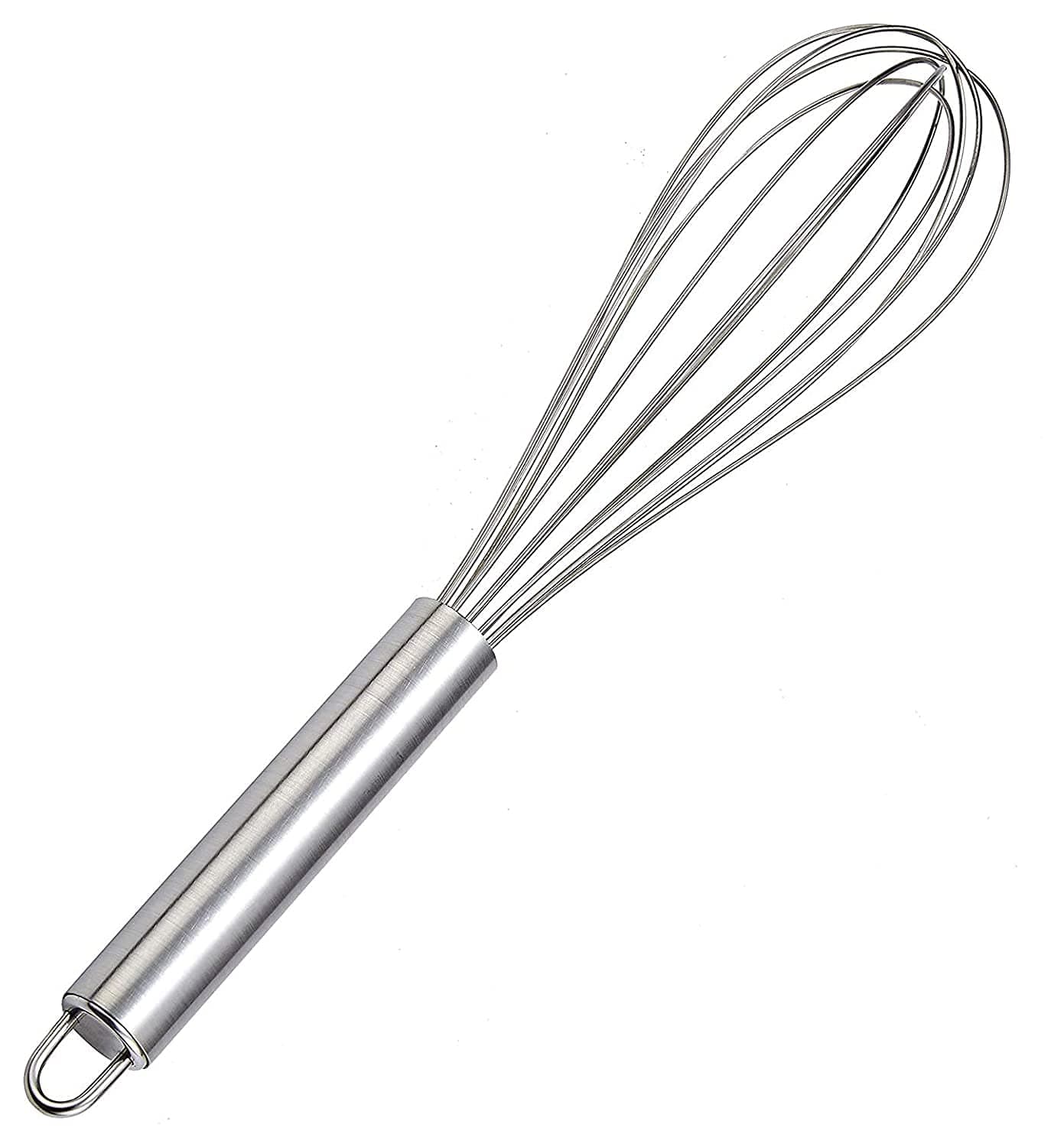 Clazkit Stainless Steel 11" Hand Whisk for Coffee, Matcha, Beating, Milk Frothing, Baking, Mixing Sauces and Salad Dressings, Cooking, Blending, Whisking, Beating, Stirring Kitchen Tool