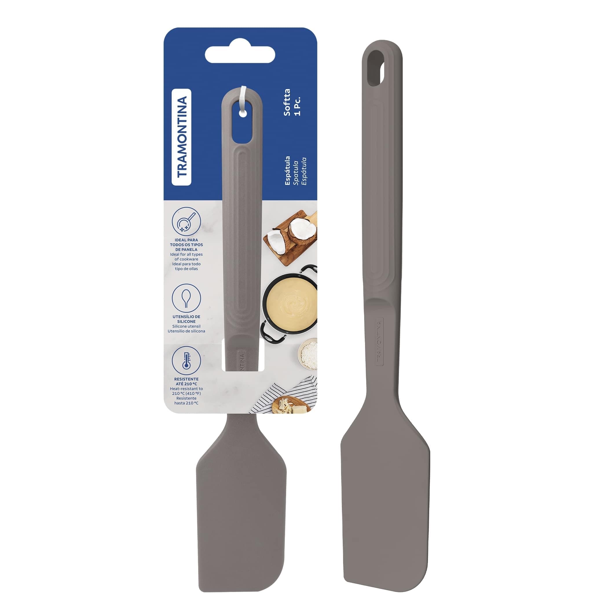 Tramontina Softta Slotted Spatula – for Cooking, Frying & Flipping – Heat Resistant up to 210°C, Safe for Nonstick & Ceramic Cookware