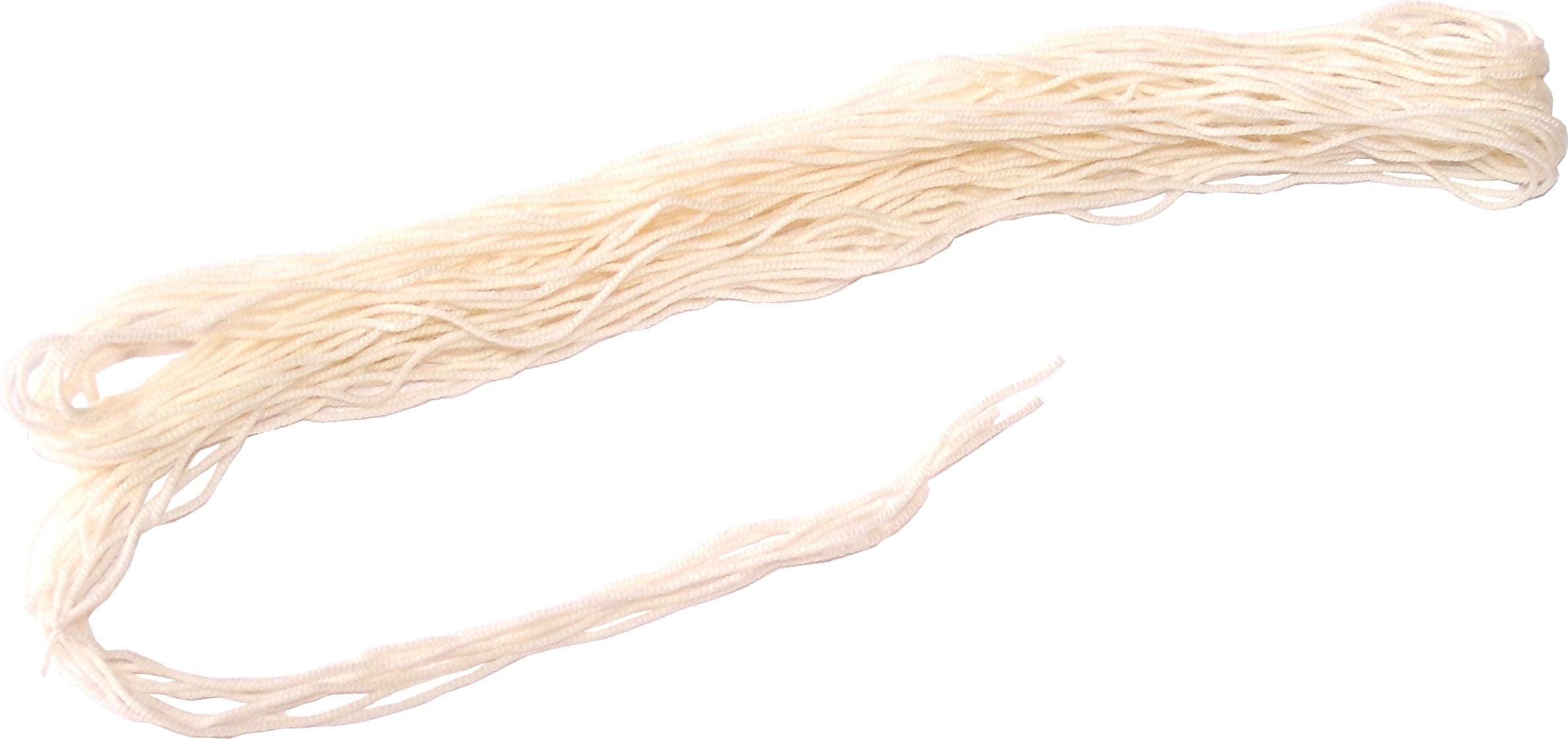 Holy Land Market Pants/Jeans/Tallit Katan 100% Thin Wool Tzitzits Strings (Set of 16 Strings)