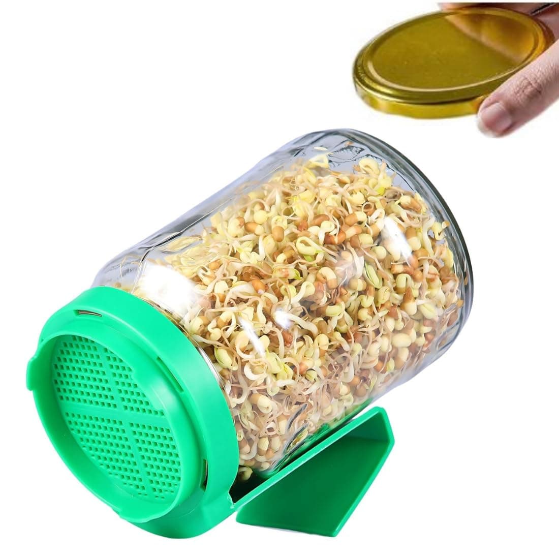 PRIMESAGE® Sprouts Maker Jar Sprout Maker Sprout Jar Sprouts Maker Sprouts Maker Jar Sprout Maker Jar Sprouting | 700 ML