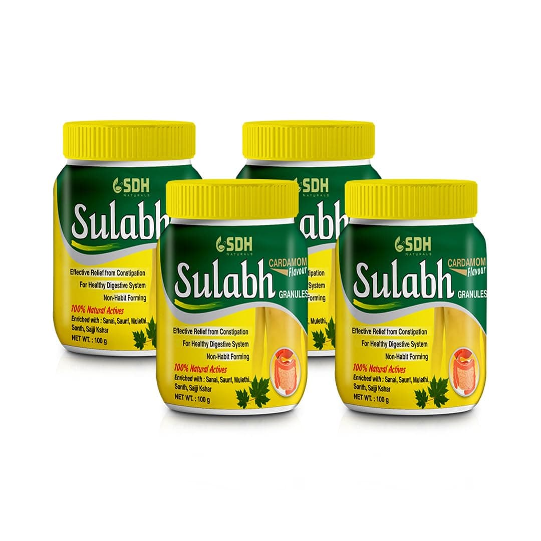 SDH Naturals Sulabh Granules Pack of 2 (2 x 100g) | Ayurvedic Digestive Care Formula | Supports Healthy Digestion, Gas & Acidity Comfort | Herbal Non-Habit Forming Supplement