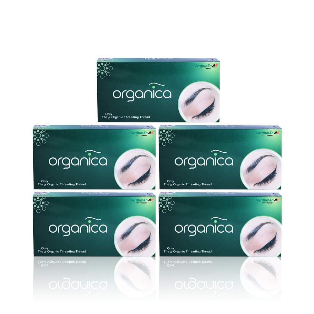 40 Spool x 300m Organica Organic Cotton Eyebrow Threading Thread - India