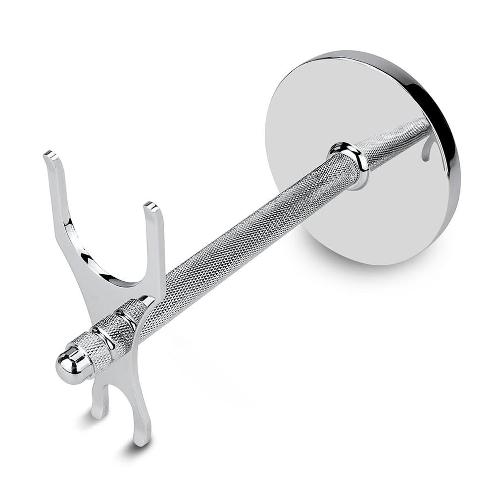 CHARMMAN Safety Razor and Shaving Brush Stand, Wider Openings, Wider Base, Manly Look