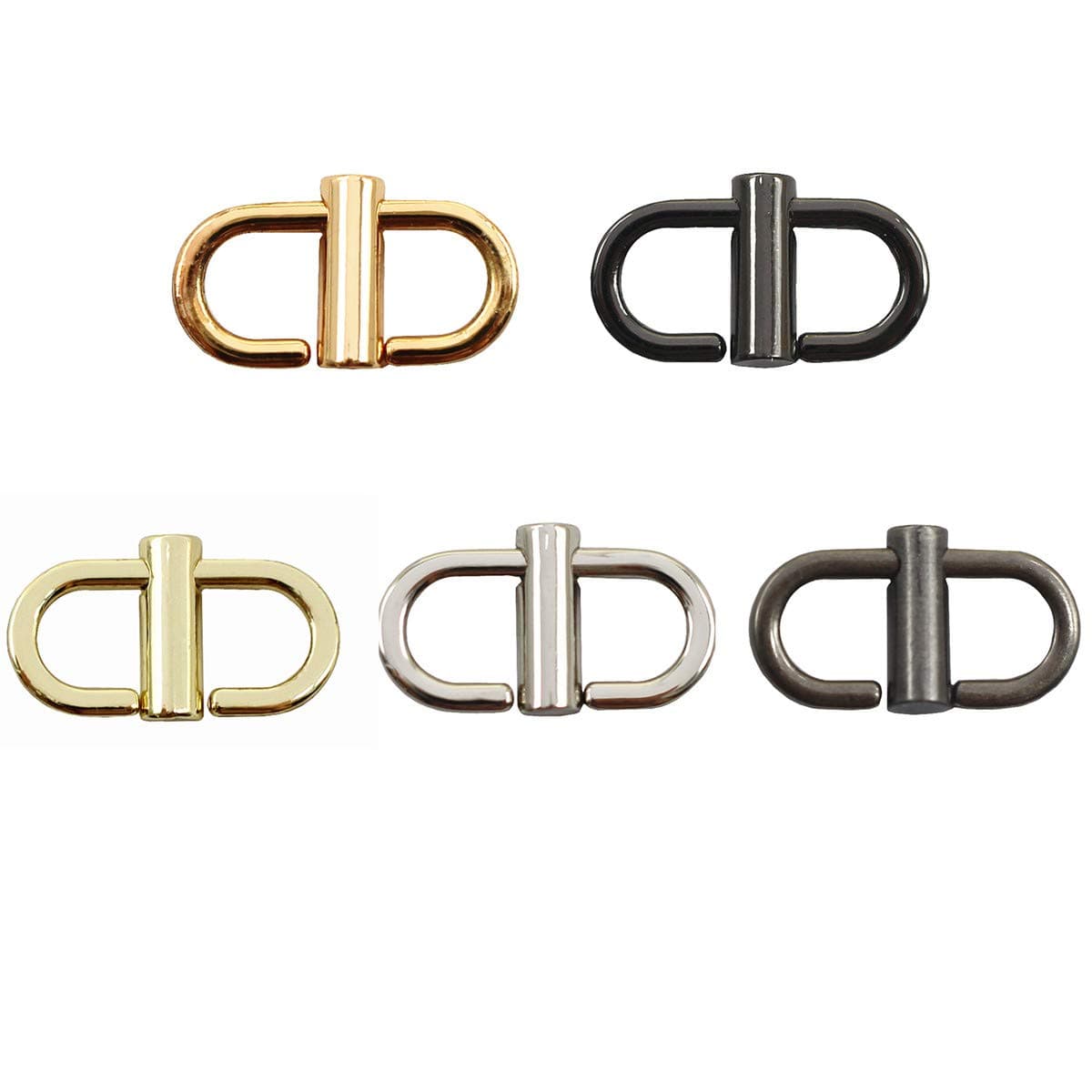 ZHU YU CHUN Adjustable Metal Buckles for Chain Strap Bag, Chain Links Tiny Clip to Shorten Length of Metal Chain (Pack of 5)