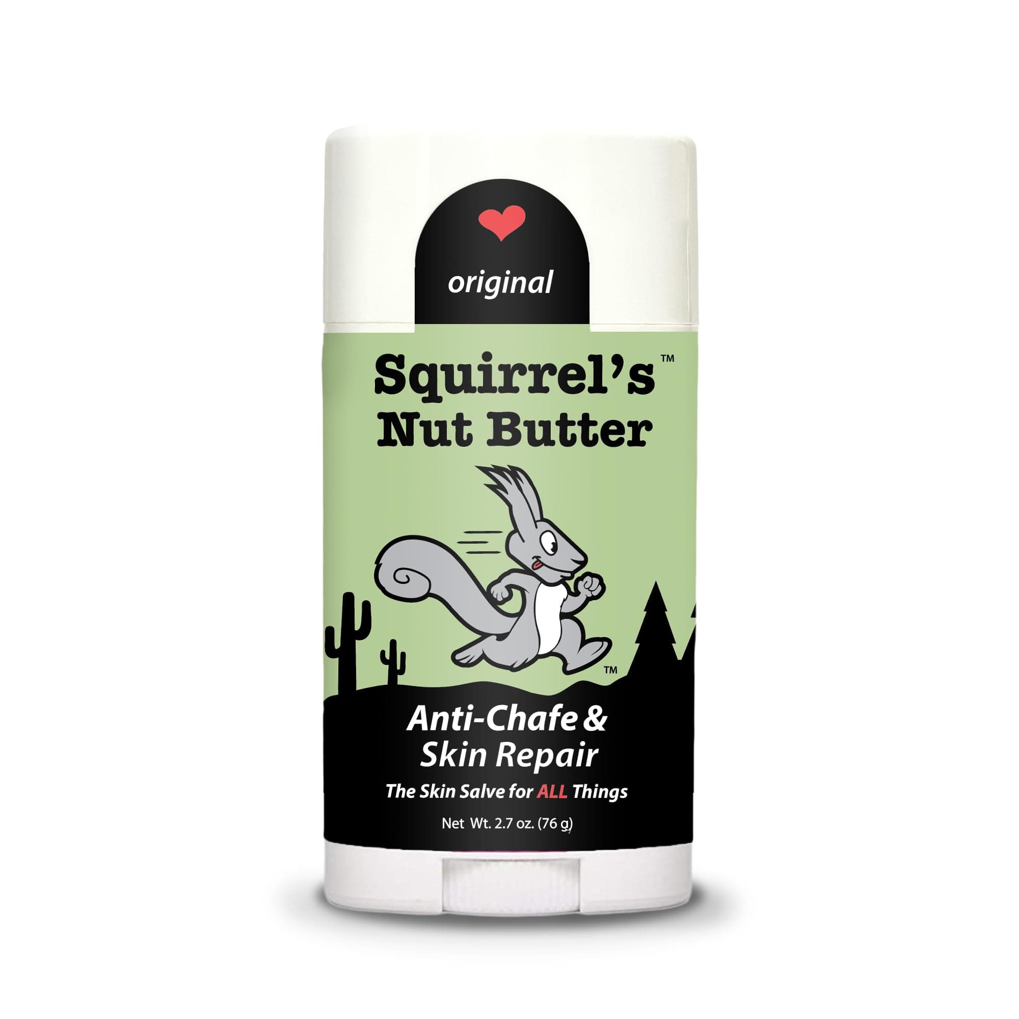 Squirrel's Nut Butter All Natural Anti-Chafe Salve, 2.7 oz
