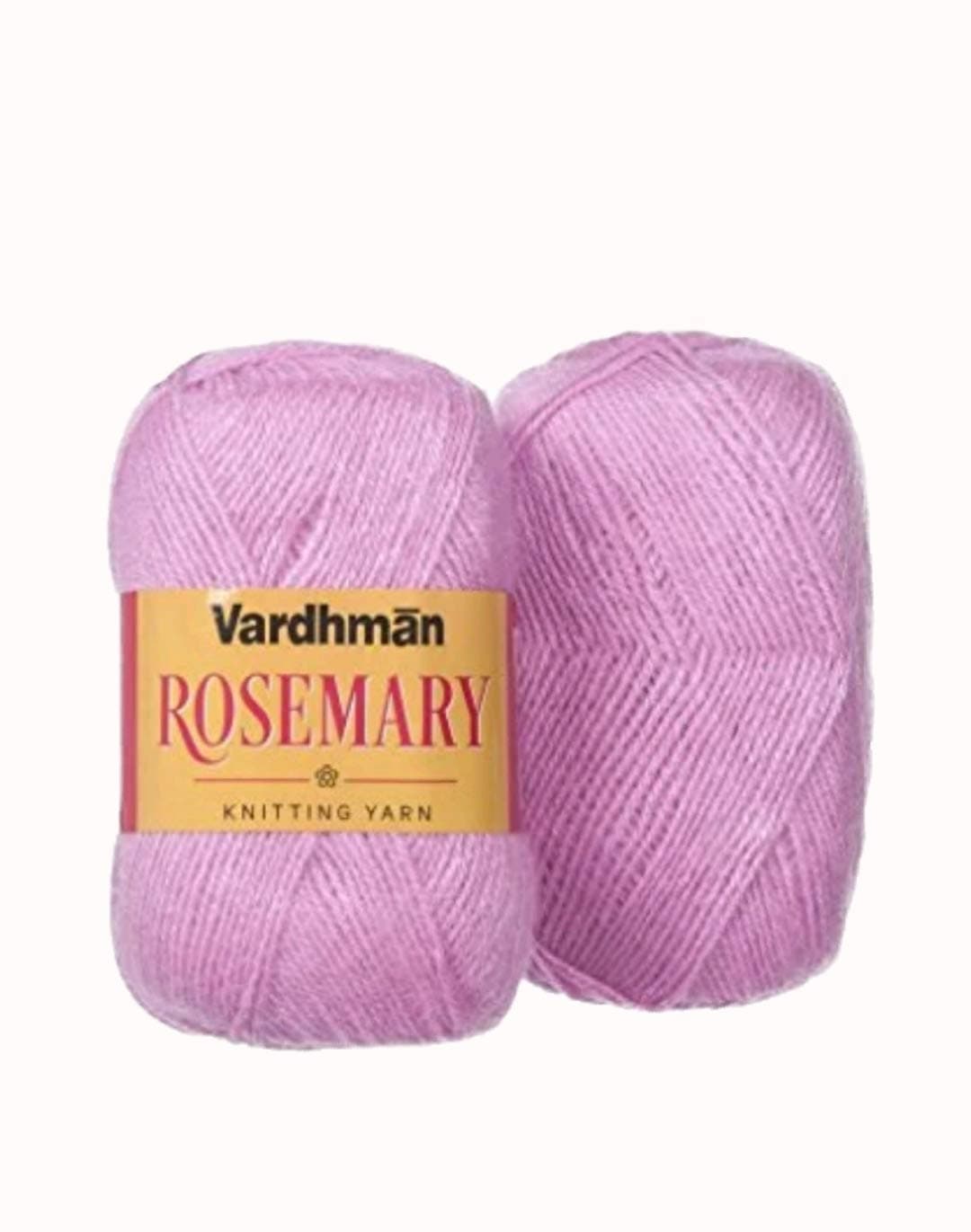 Vardhman Rosemary Baby Pink 300gm Wool Hank Hand Knitting Wool and Art Craft Soft Fingering Crochet Hook Yarn, Needle Knitting Yarn Thread Dyed