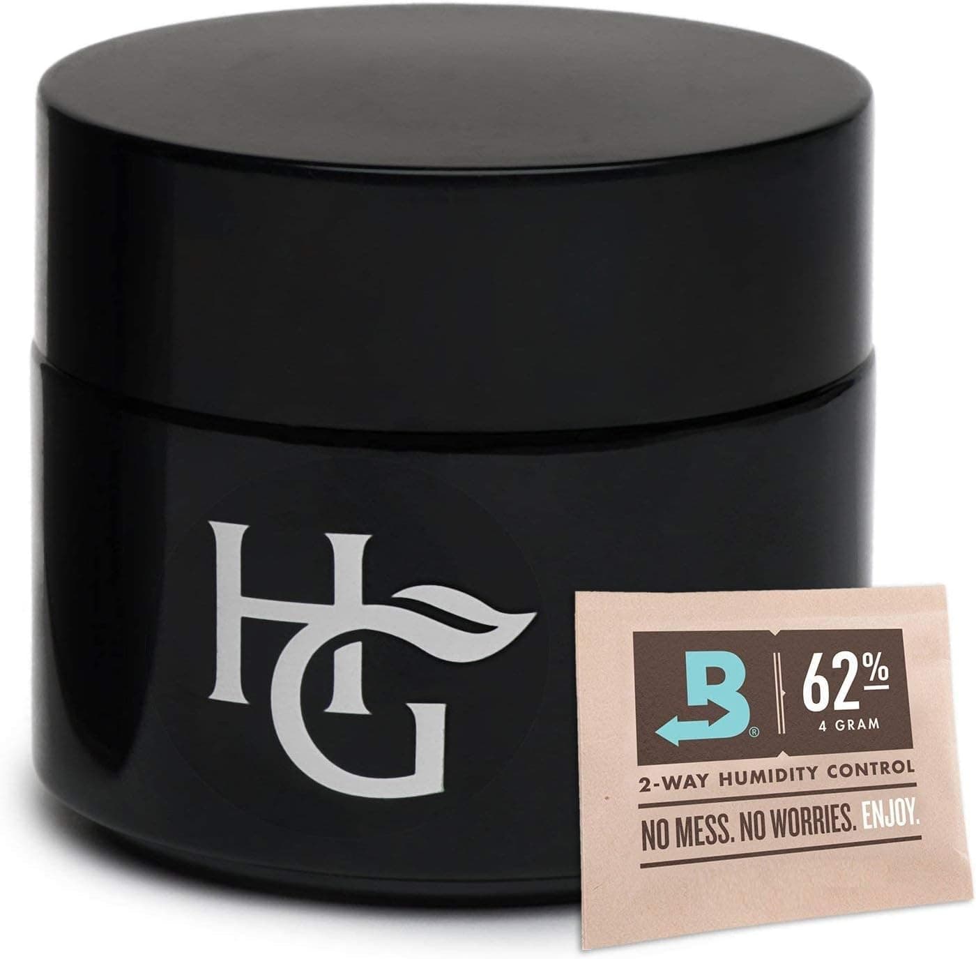 1 : Herb Guard - Quarter Oz Airtight Container & Smell Proof Stash Jar (100ml) Ultraviolet Protection Keeps Herbs Fresh for Months
