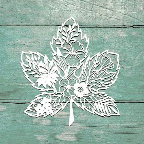 Letmefun Maple Leaf Flower Cutting Dies Metal Cutting Dies Stencils for Scrapbooking 2019 Craft Die Cut Card Making Embossing Stencil