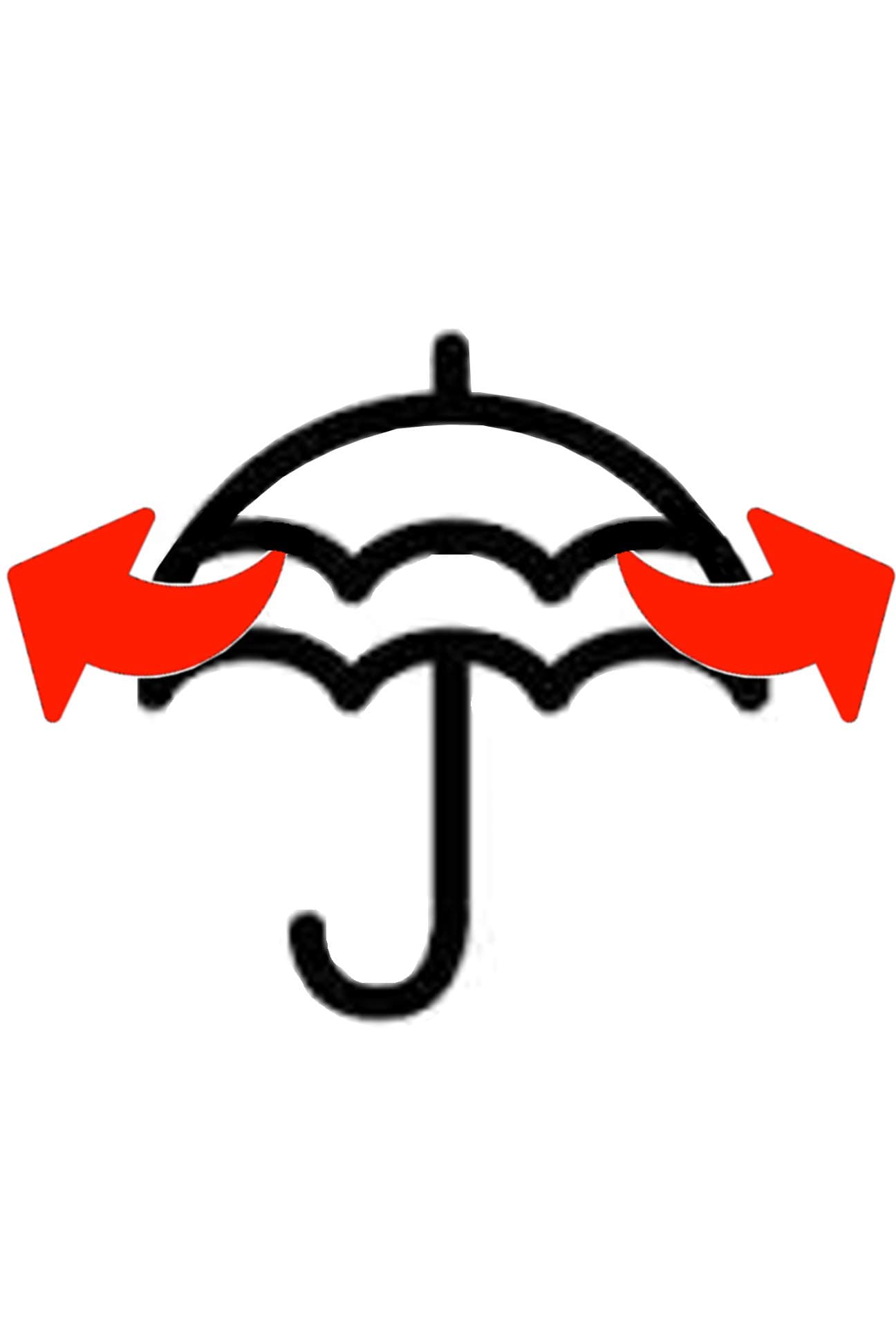 Extra Strong - Windproof Large Heavy Duty Umbrella for Rain and Wind Strong