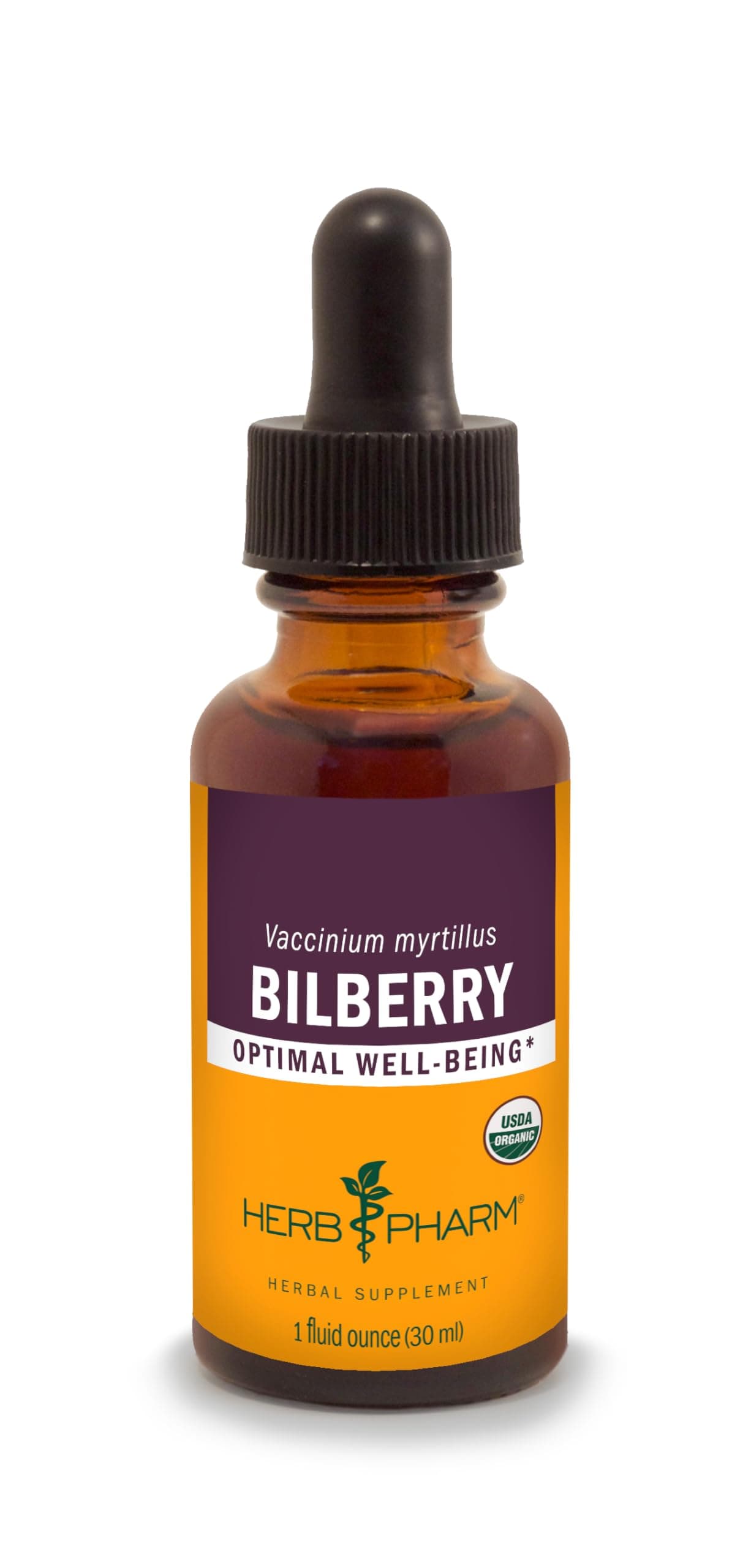 Herb Pharm Bilberry Extract for Eye and Vision Support (1 Oz)
