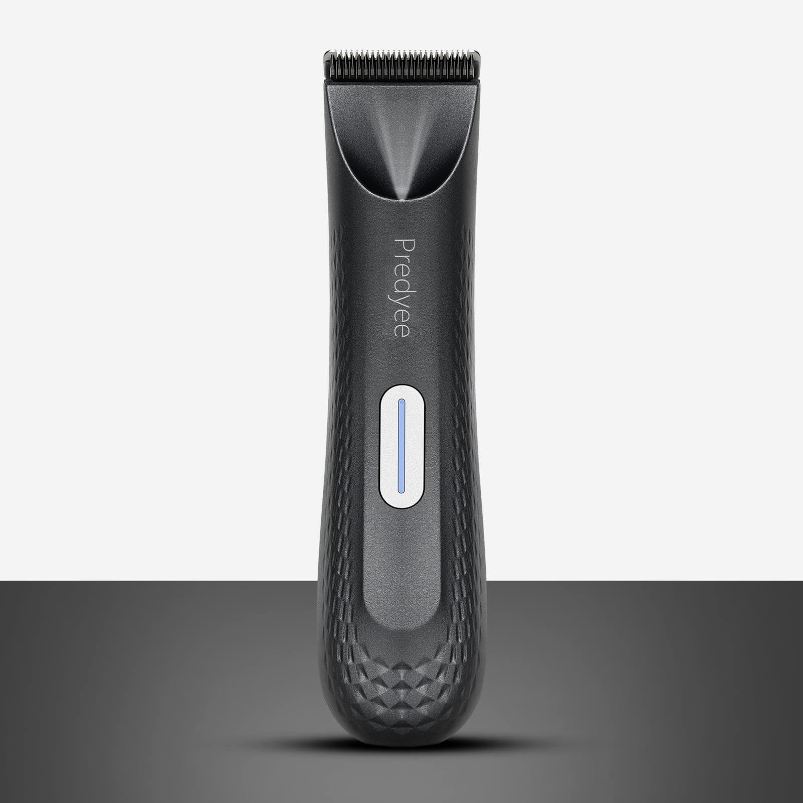 Predyee Manscape Trimmer for Men - IPX7 Waterproof Ball/Body Trimmer w/LED Light & Ceramic Blade, 120Min Groomer for Pubic/Groin/Chest, USB-C Fast Charge, No Nicks, Gifts for Him Dad Husband