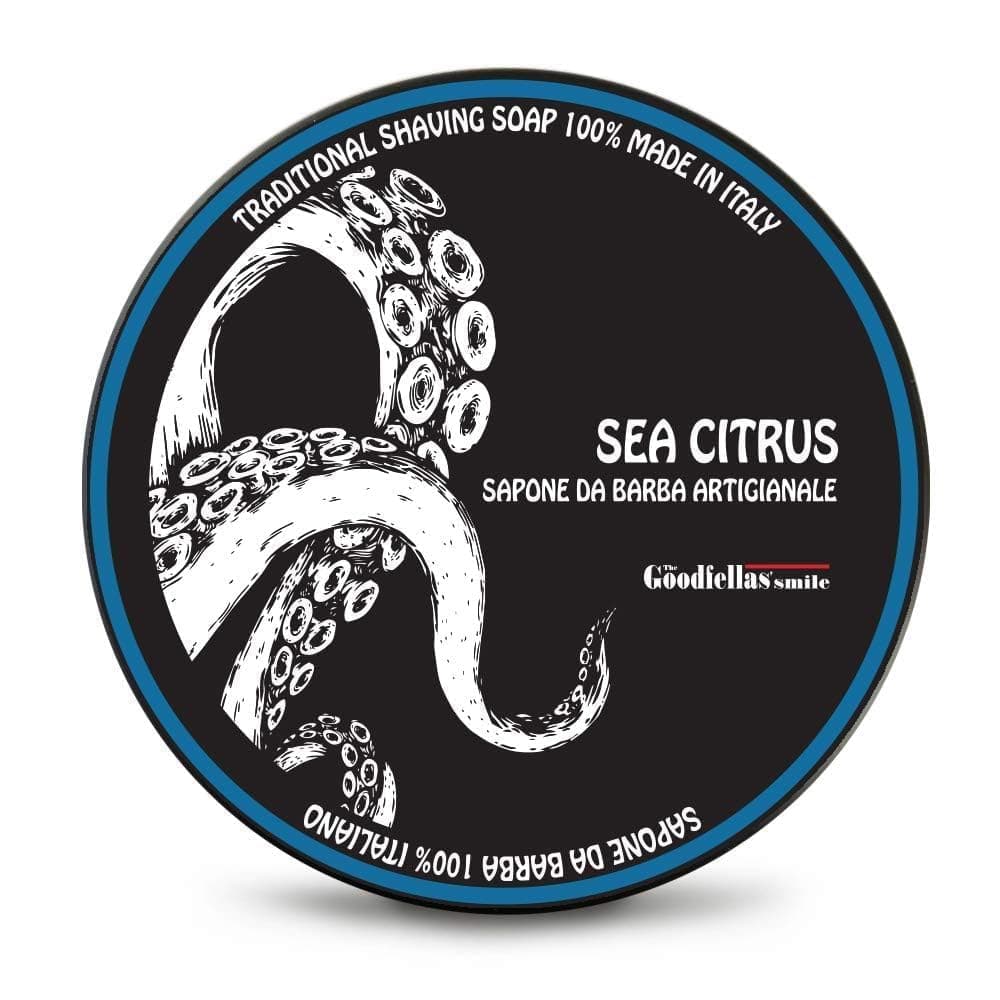 The Goodfellas' Smile, SEA CITRUS (Sea Air with Lemon), Luxury Italian Shaving Soap, Formulated for Use with A Shaving Brush, Made-In-Italy