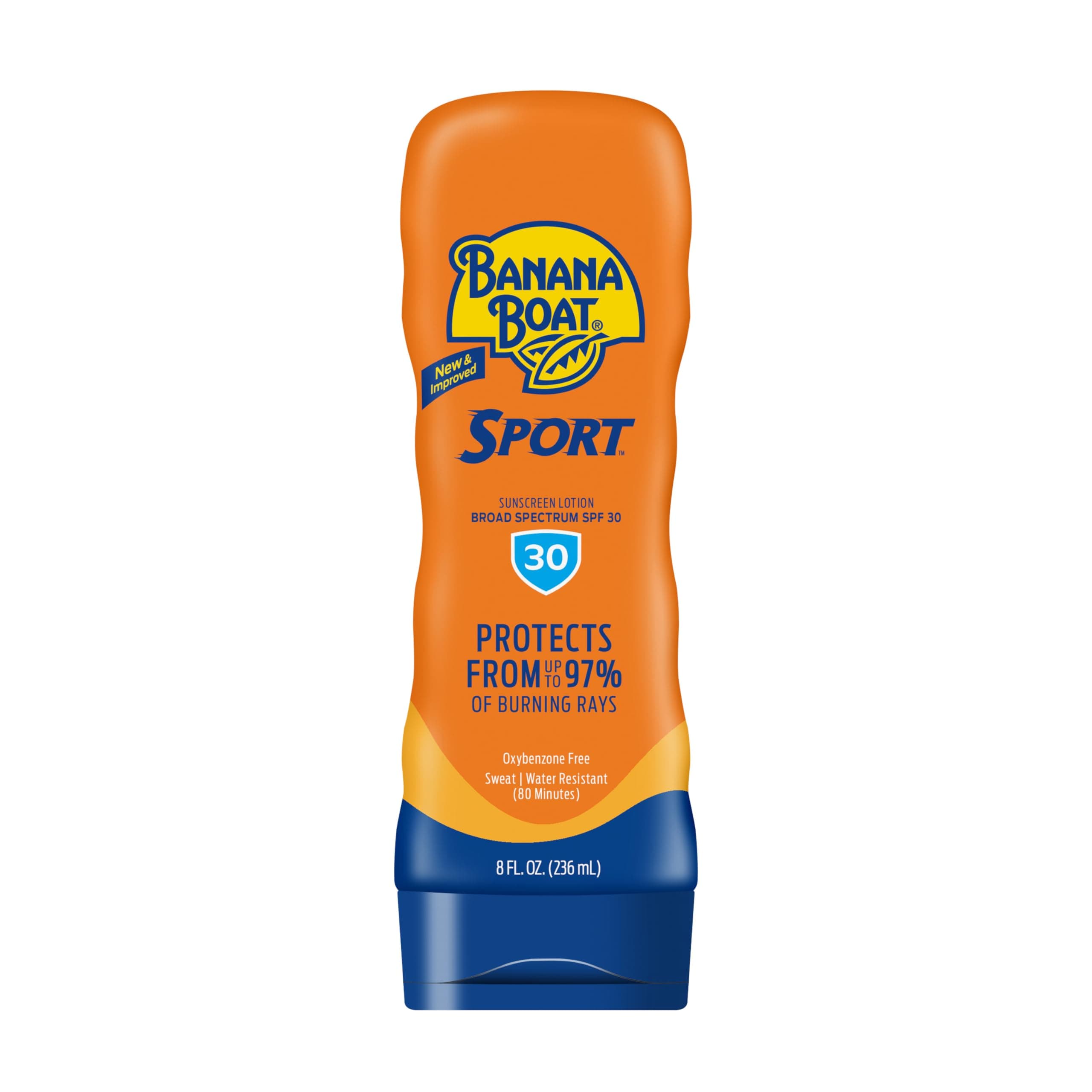 Banana Boat Sport Performance Sunscreen Lotion Spf 30, 8 Ounce