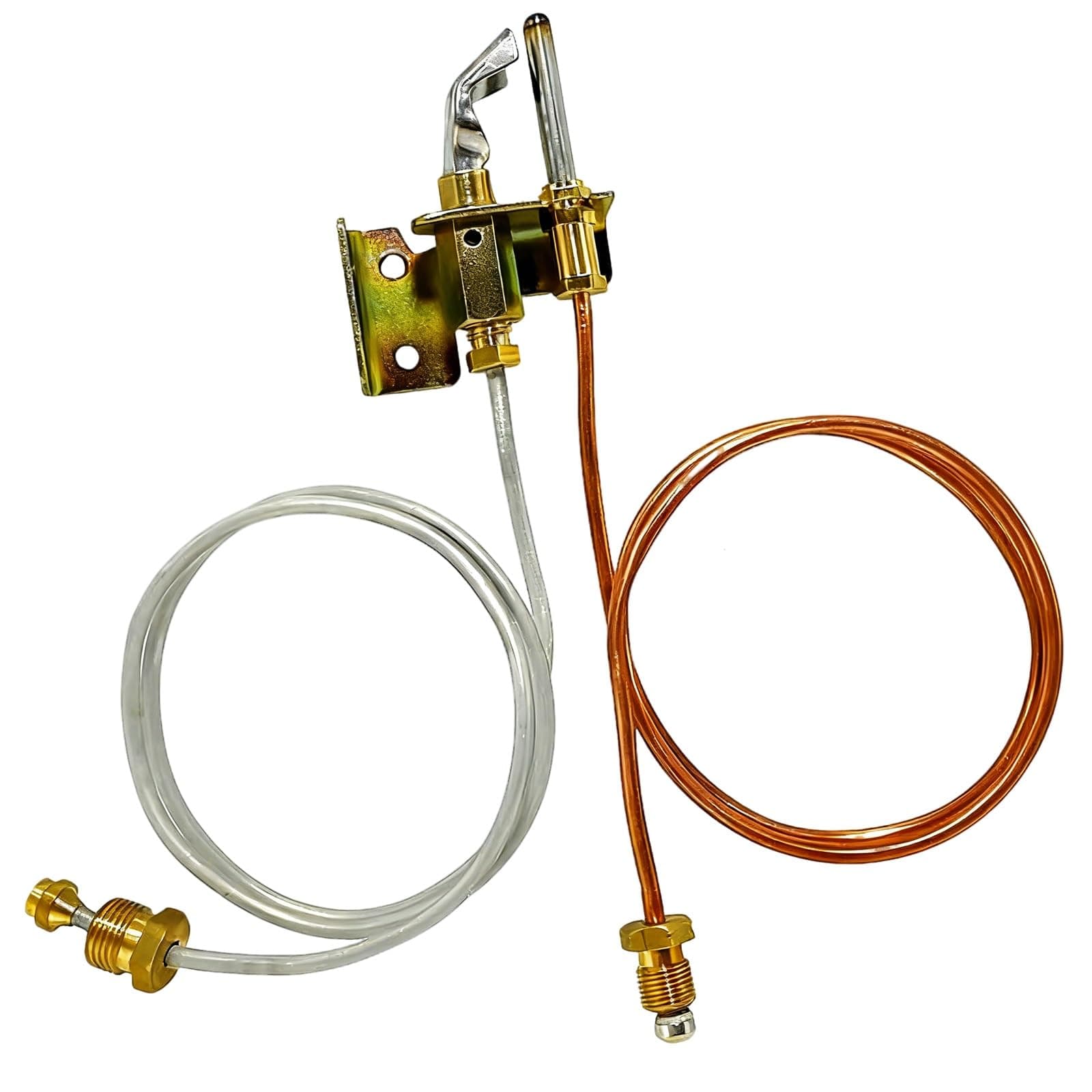 MCAMPAS LP Propane Gas Water Heater Pilot Assembly with Thermocouple & Tubing - 24 Inch Universal Replacement for AO Smith, Bradford White, Rheem, Kenmore