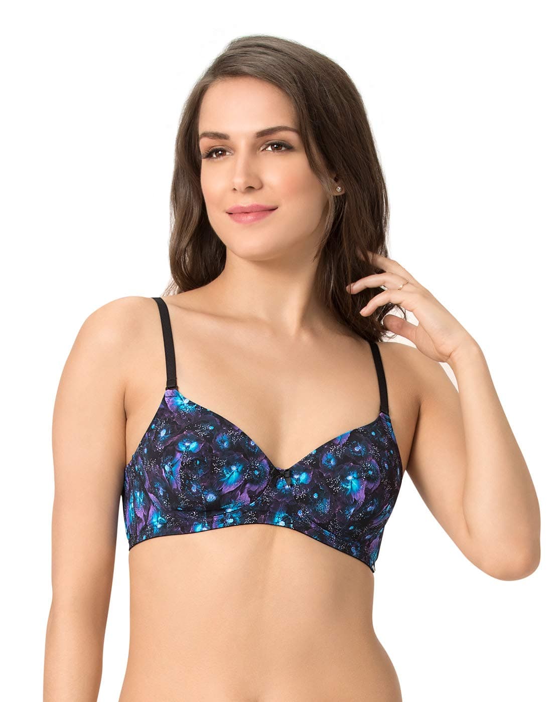 Amante Lace Padded Underwire Luxury Comfort Bra Rouge Red