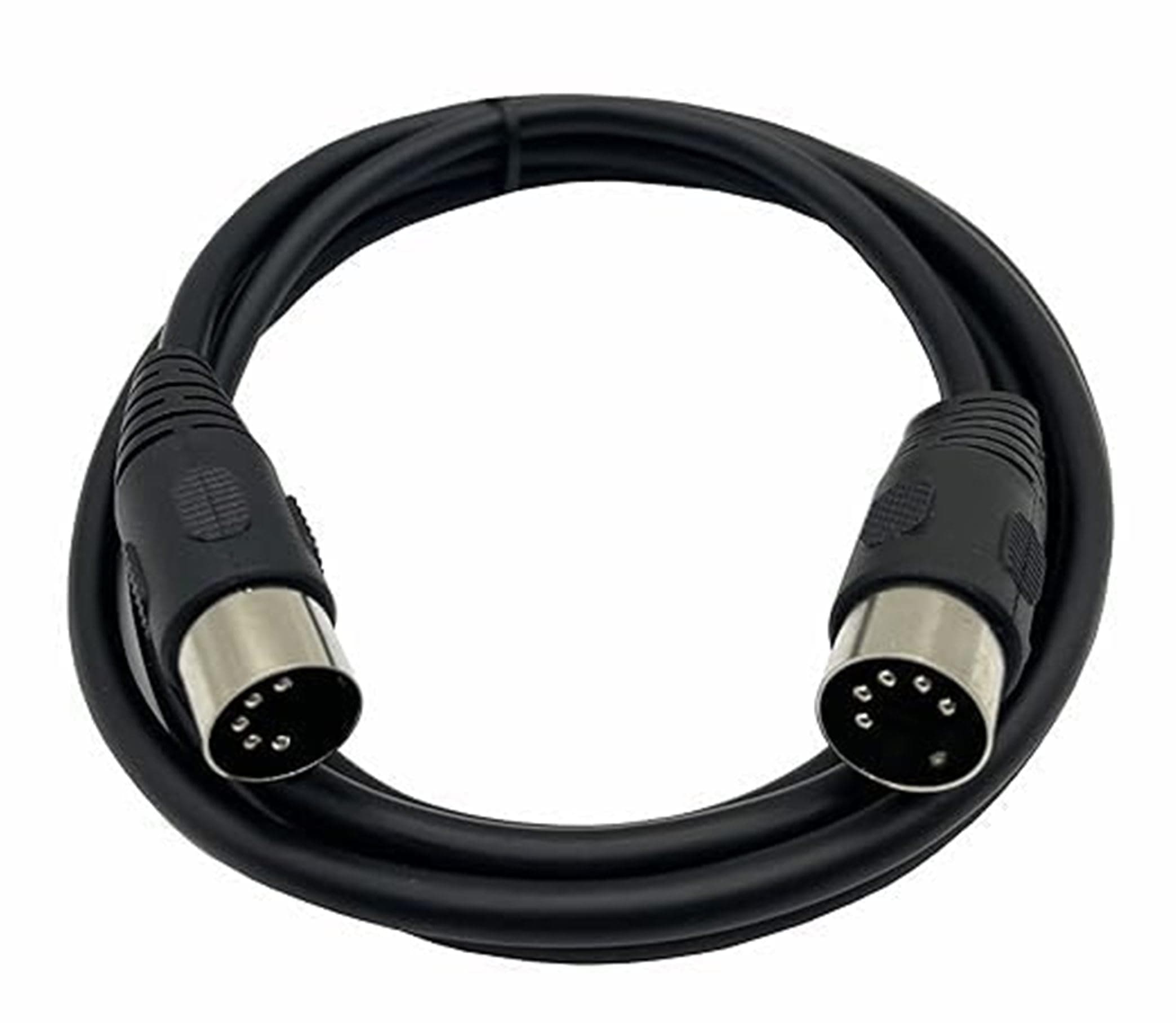 KEBILSHOP 5 Pin DIN Male Audio MIDI to MIDI Connector Interface Jack Plug Wire Cord. 1.2 meter (4 Feet)