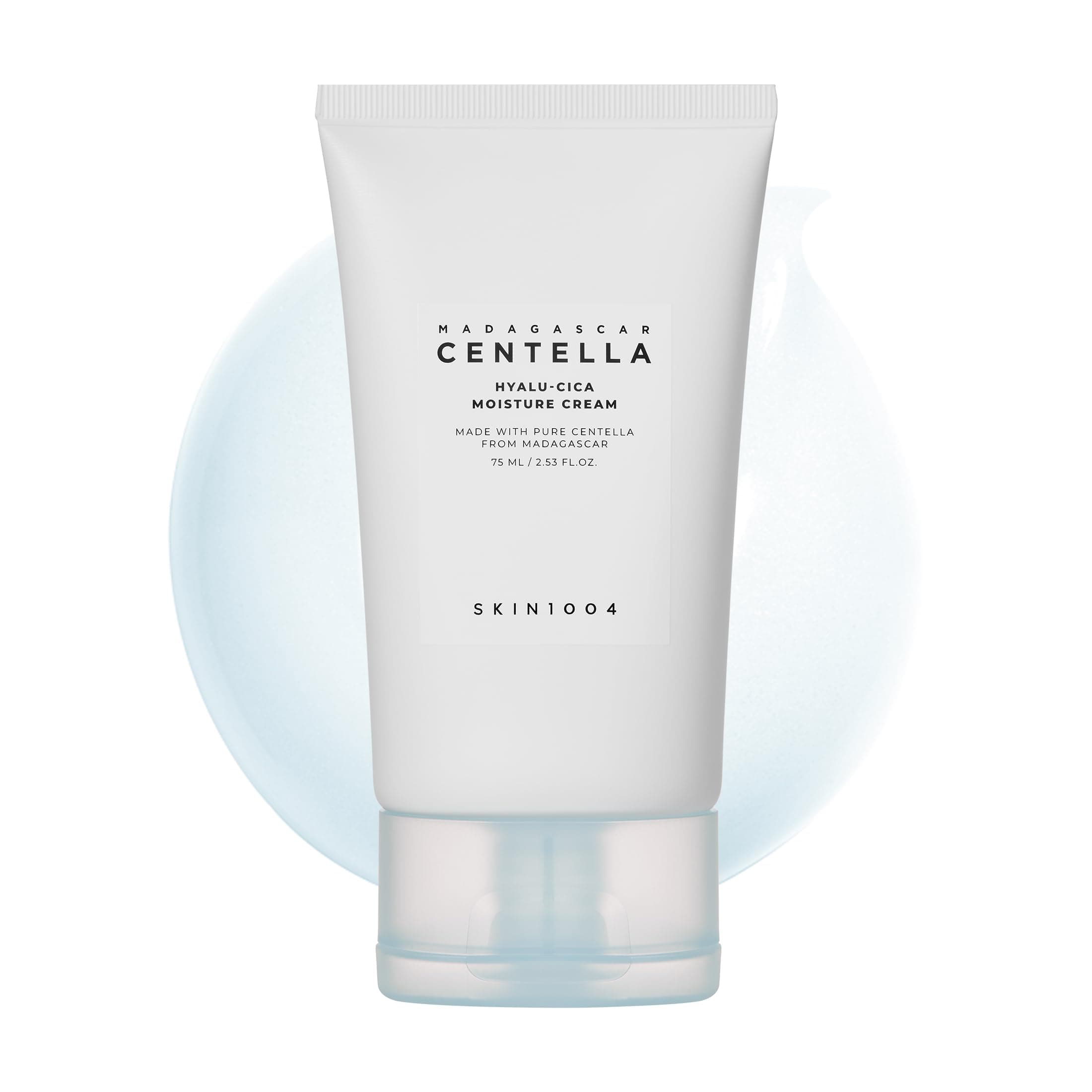 SKIN1004 Centella Hyalu-Cica Moisture Cream | Lightweight Deep Hydrating Cream with Hyaluronic Acid & Collagen for Sensitive Skin, 75ml
