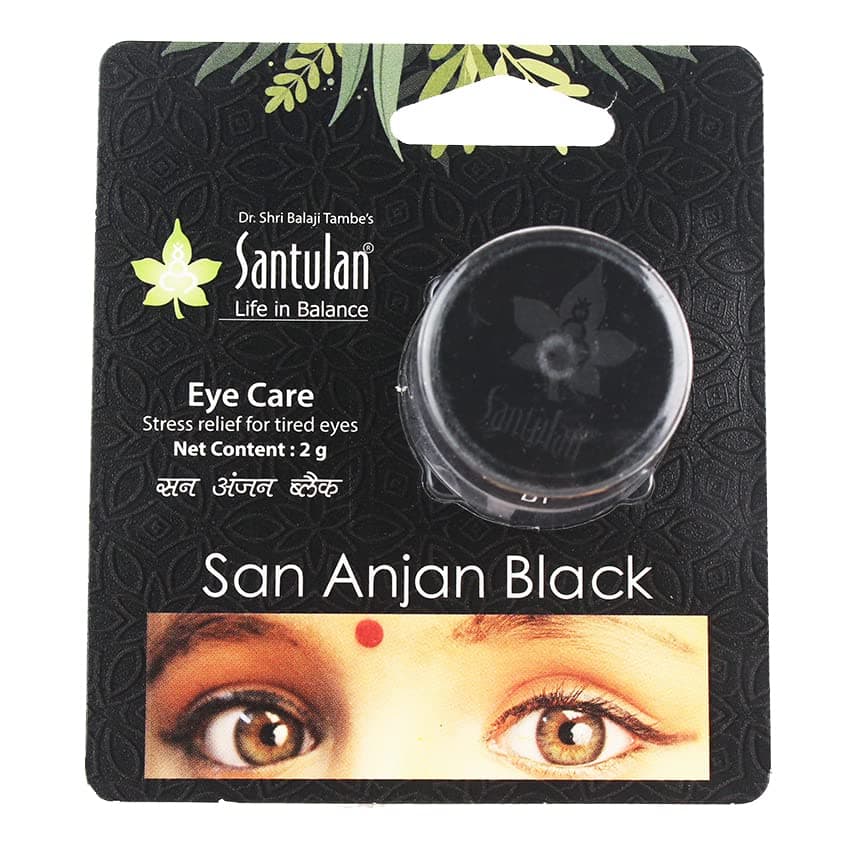 Santulan Ayurveda, San Anjan Black-2GM Each, (Pack Of 1), For Eyes Care and get Golden Oldie Herbs®, Sukanthi Pills-1gm
