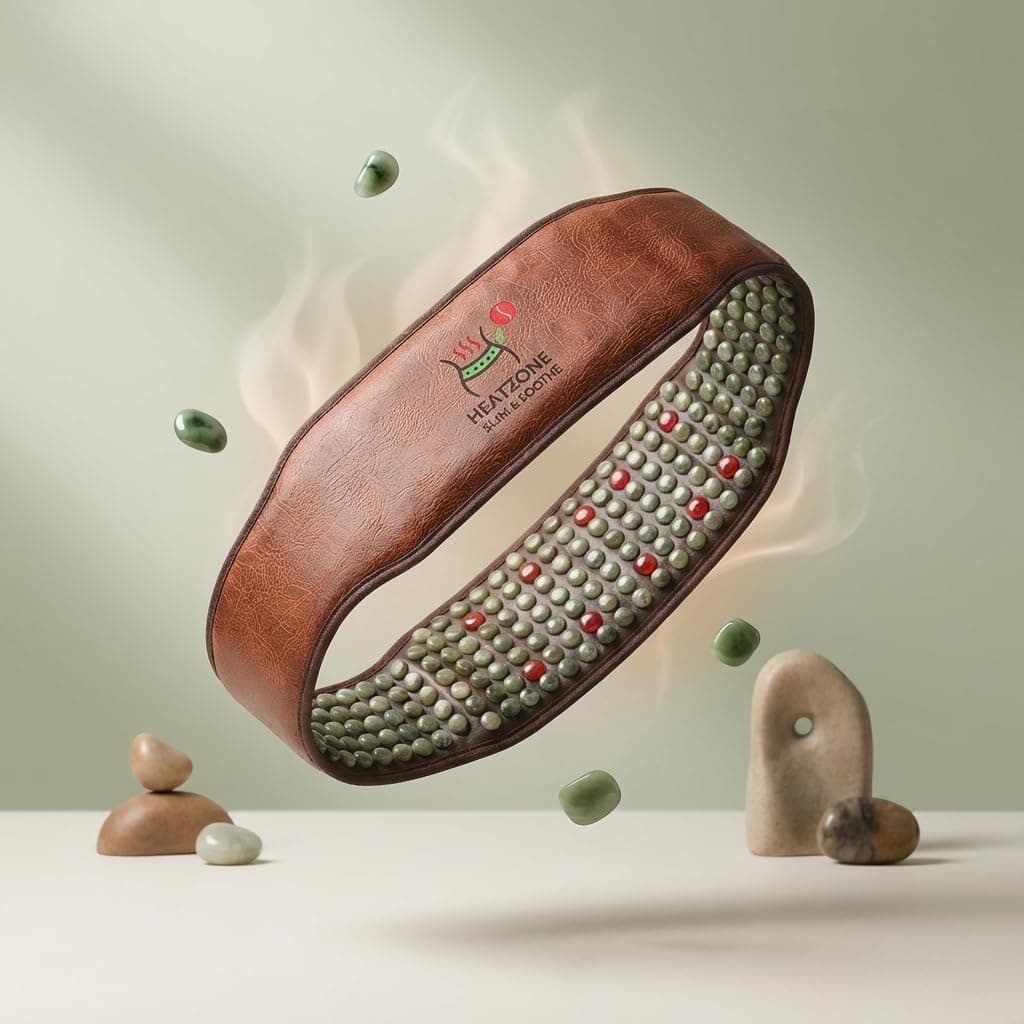 Carefit Jade Heating Belt 25x150 cm with Red Light Photon Therapy