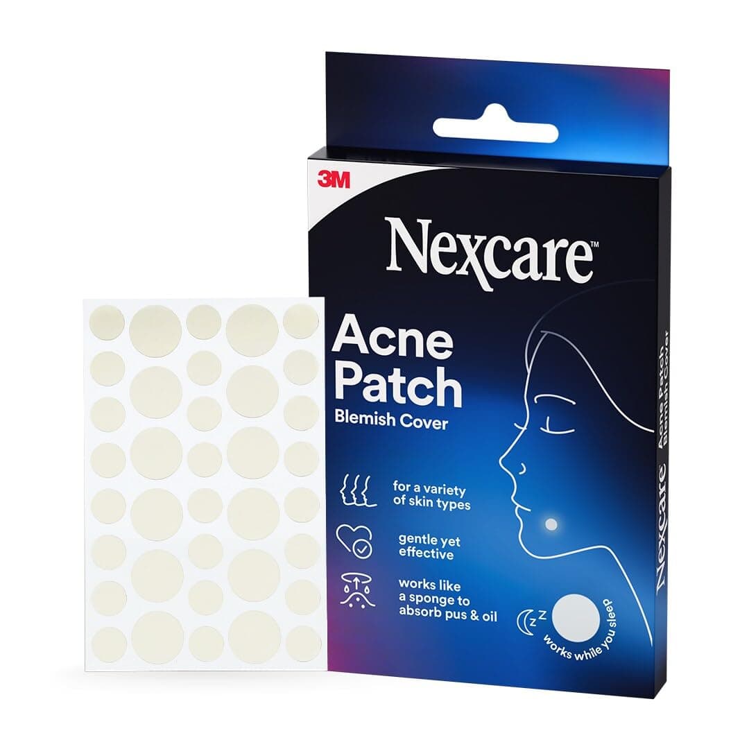Nexcare Acne Absorbing Cover, Two Sizes, 36 Count