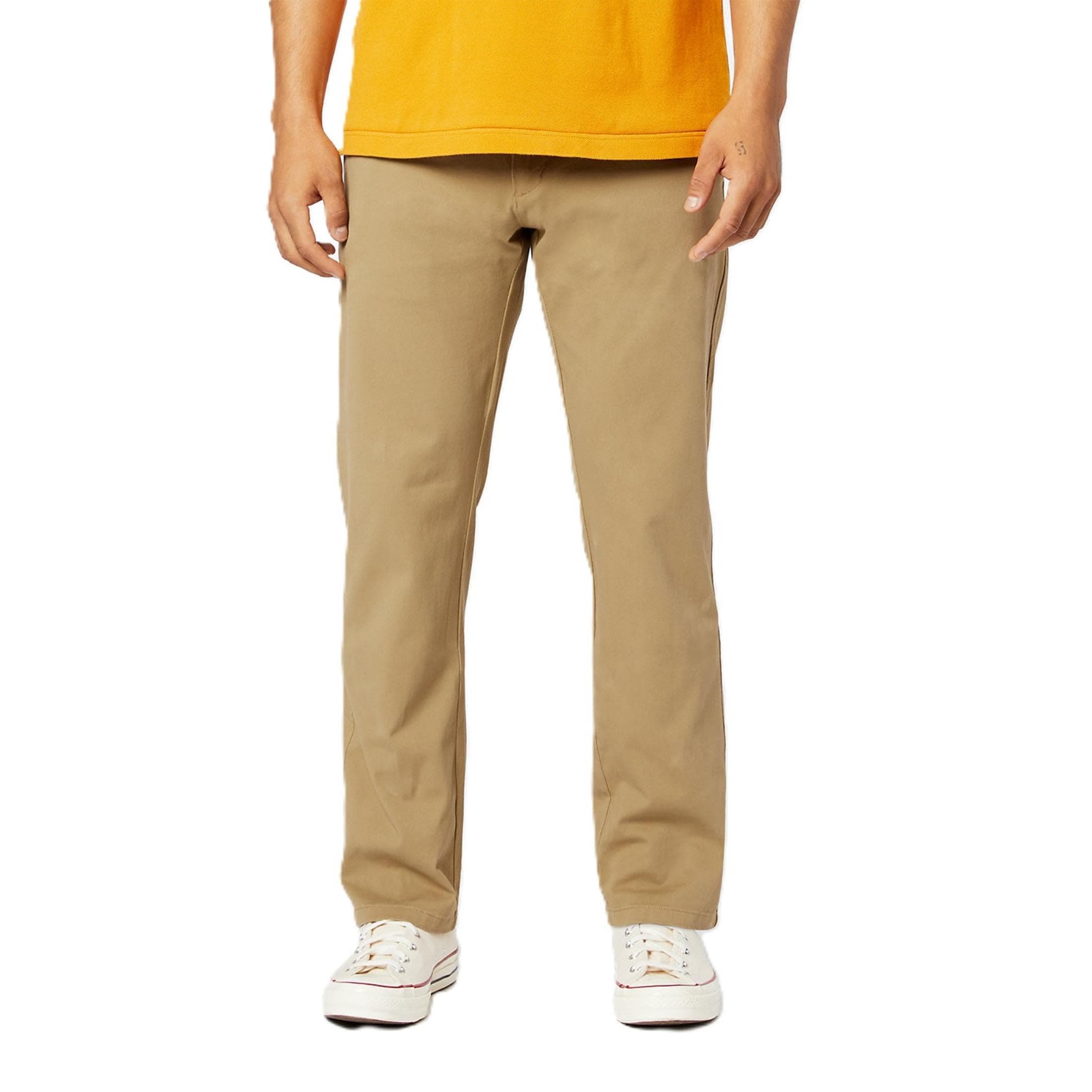 Dockers Men's Straight Fit Smart 360 Flex Ultimate Chino, New British Khaki, 38W x 34L