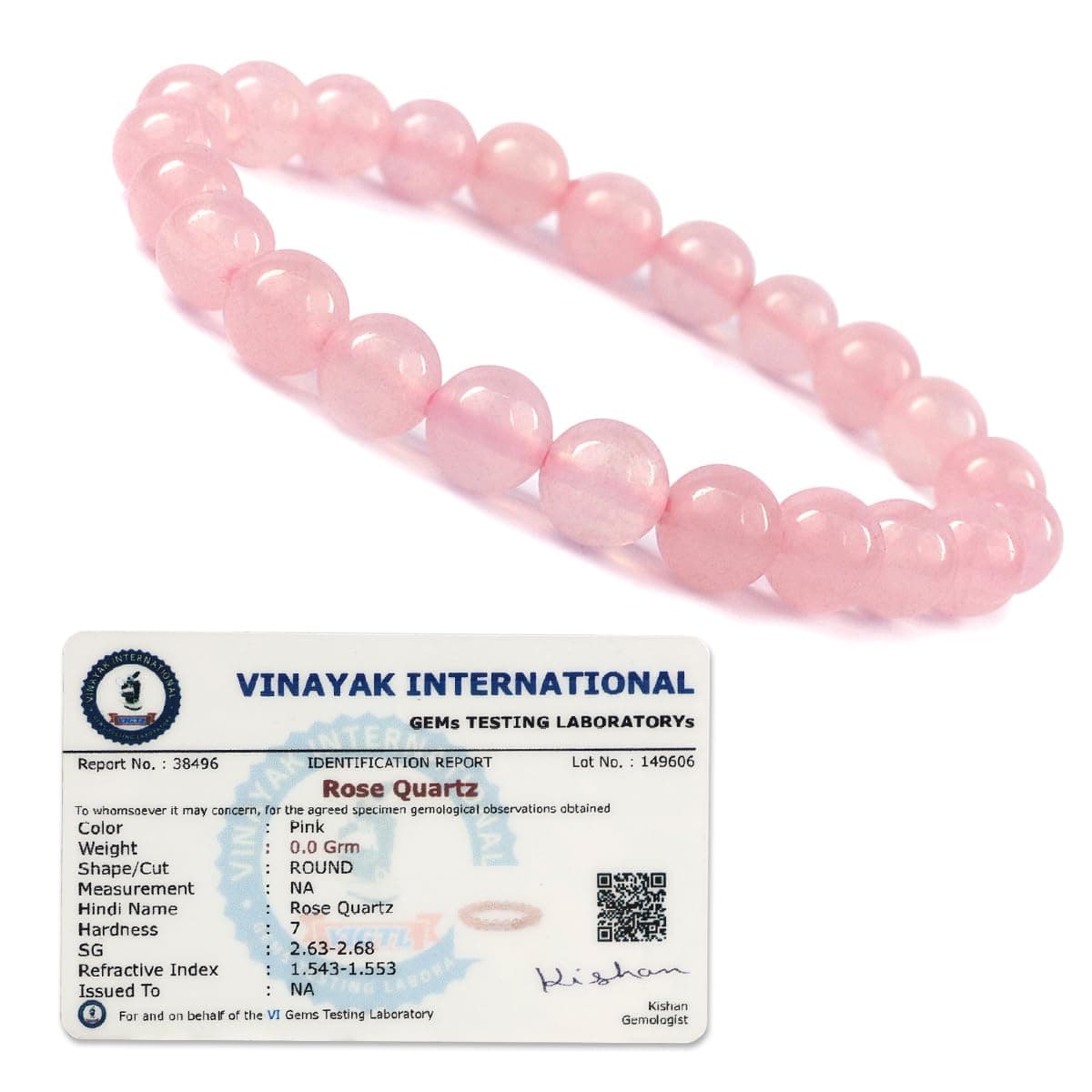 Crystu Rose Quartz Bracelet