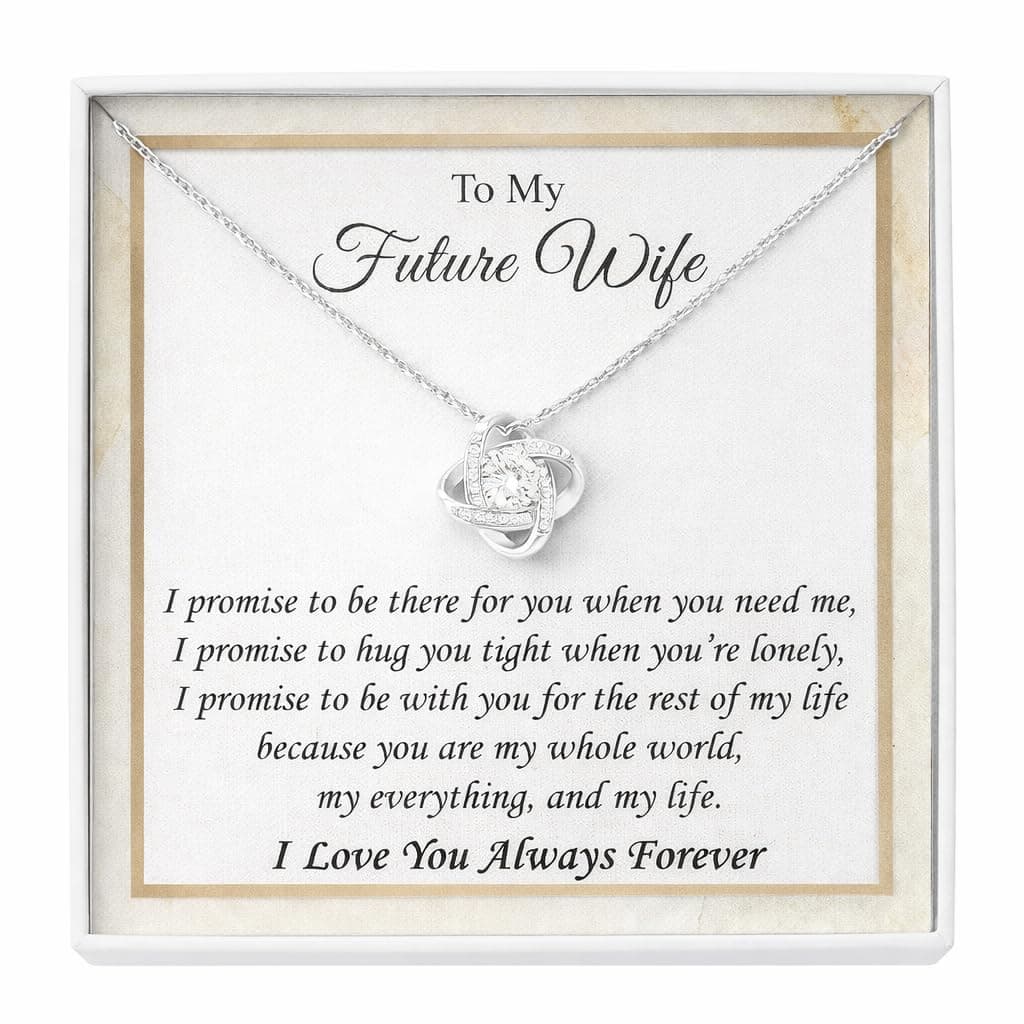 rakva 925 Sterling Silver Future Wife Pendant – Romantic Jewelry for Fiancee, Bride to Be, Engagement Gift for Her