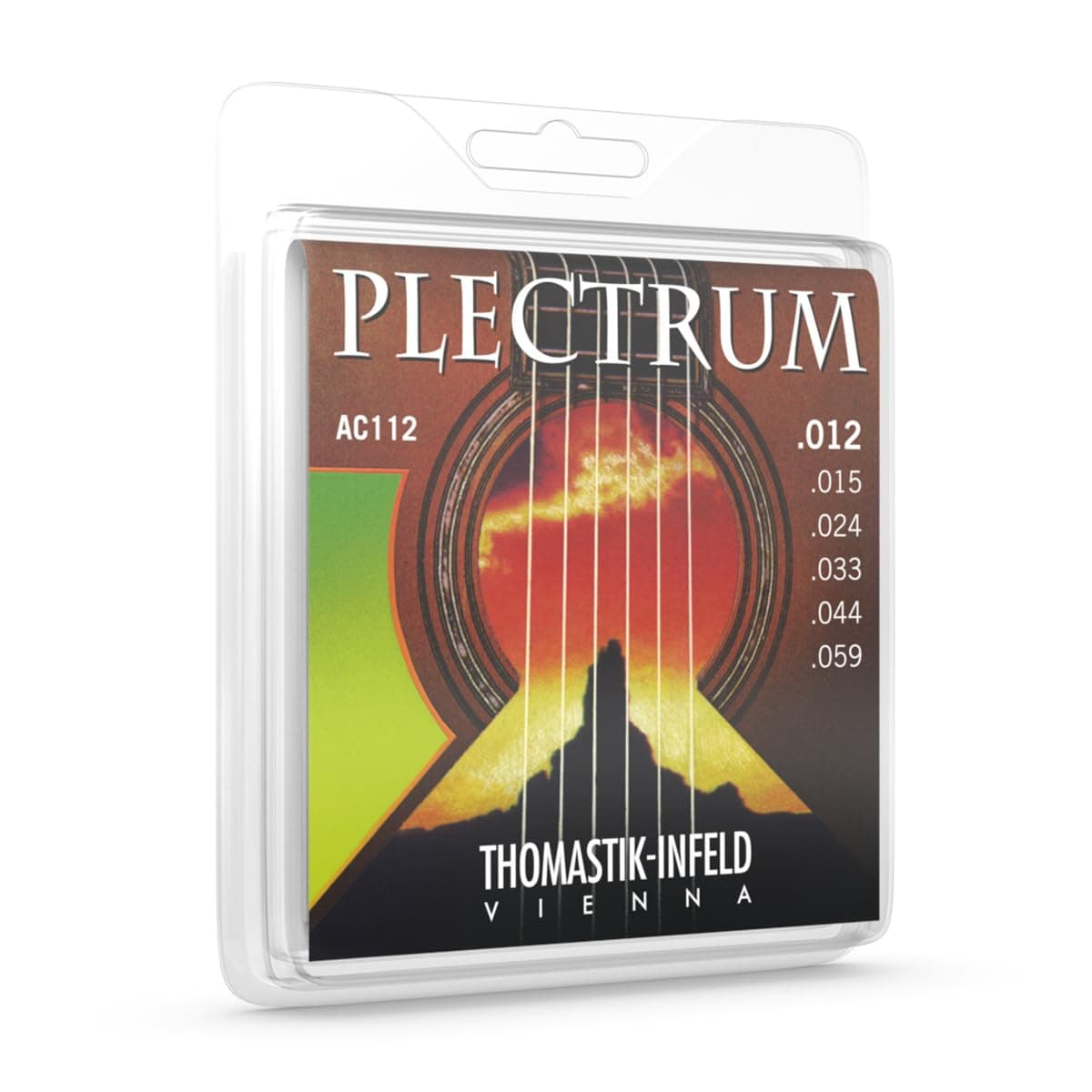 Thomastik-Infeld AC112 Acoustic Guitar Strings: Plectrum Series 6 String Set E, B, G, D, A, E