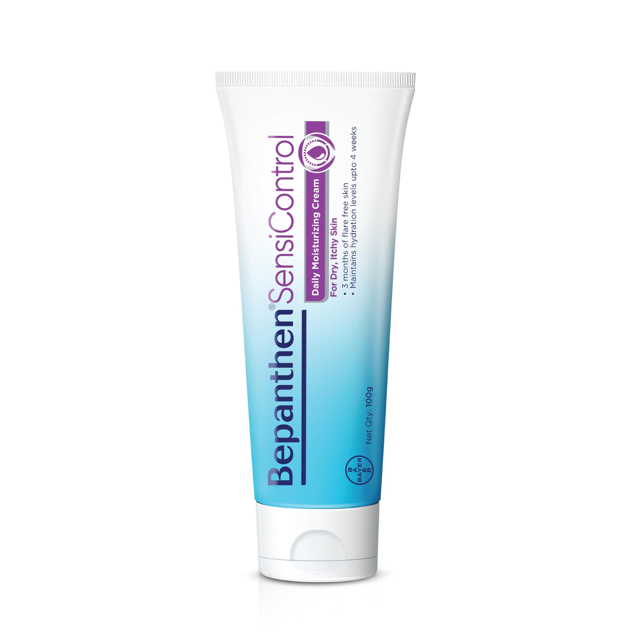 Bepanthen SensiControl Daily Moisturizing Cream (100g), Moisturizer For Dry & Sensitive Skin, Hydrates, Repairs Barrier, Clinically Proven, Dermat Recommended