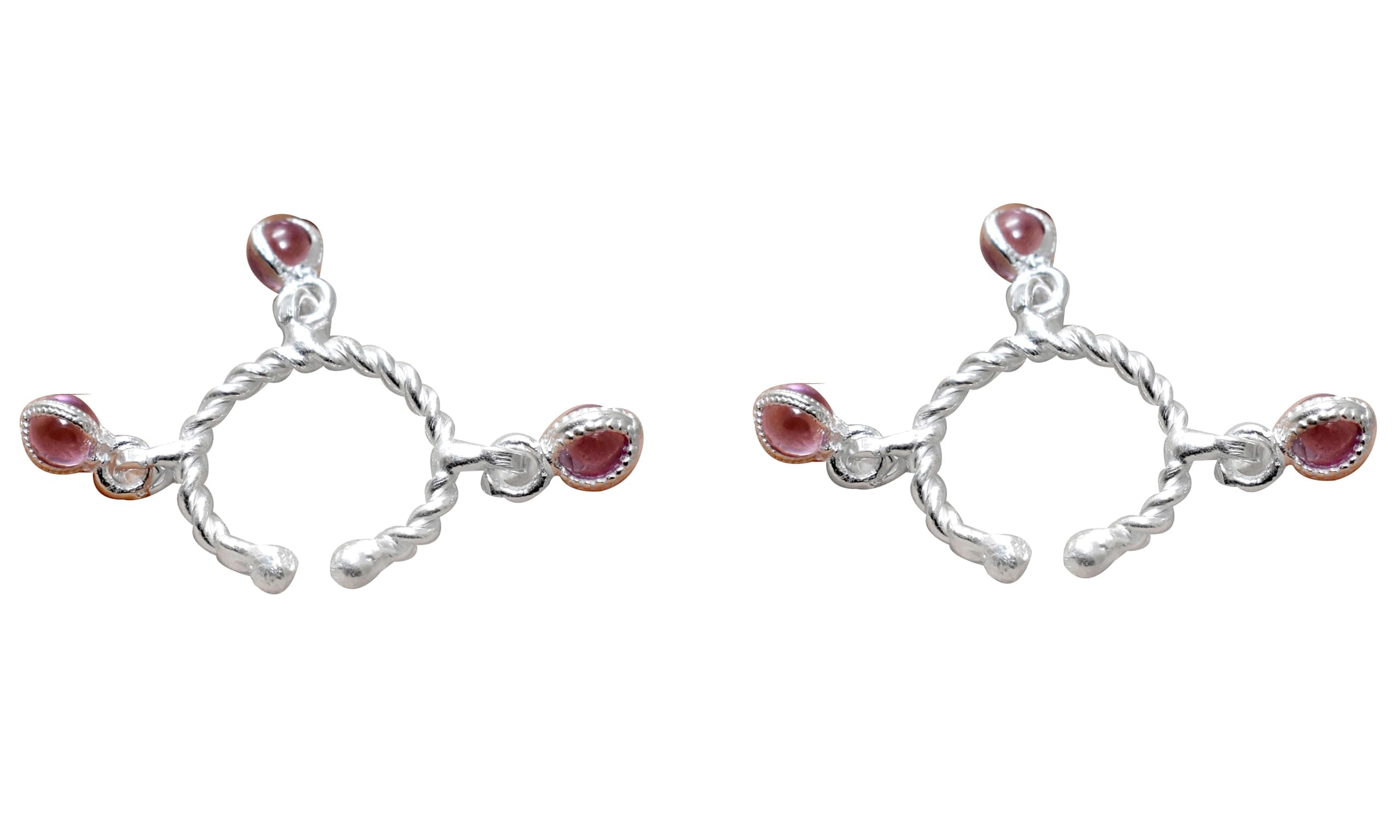 KMJ Pure Silver kadule/Bracelets/anklets for laddu gopalji, Radha raniji (wt. 4 GMS)