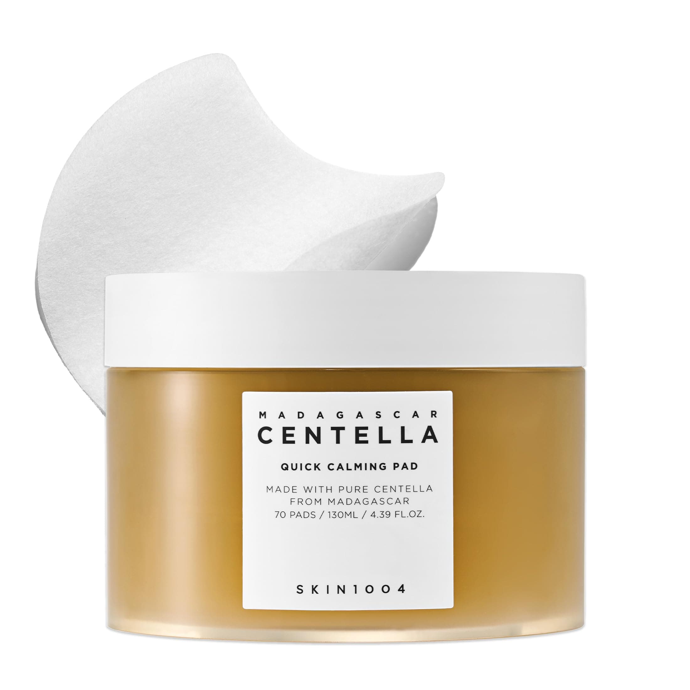 SKIN1004 Madagascar Centella Quick Calming Pad | Quick Calming Effects Soothing for Sensitive Skin130ml | 70pcs
