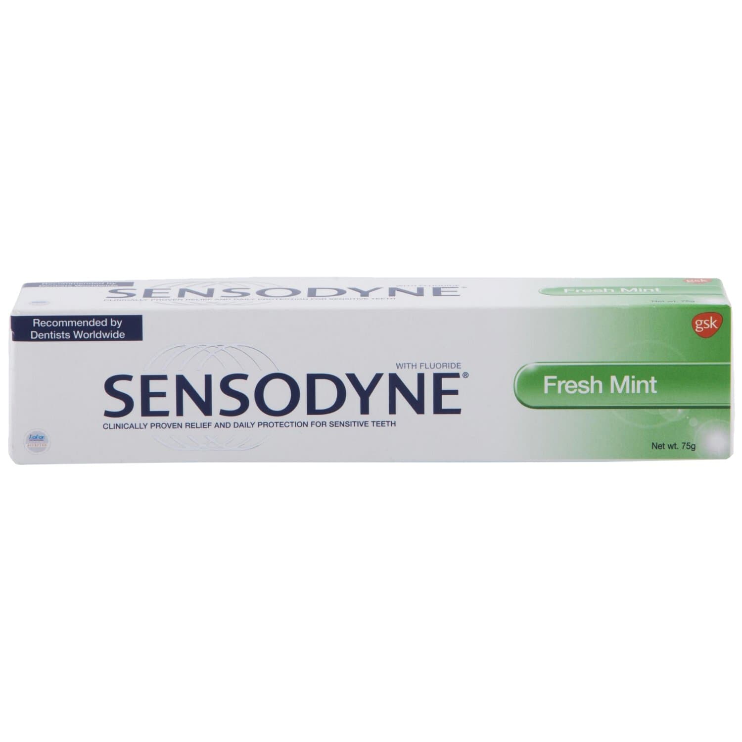 Sensodyne Toothpaste - Fresh Mint (With Fluoride), 75g Tube