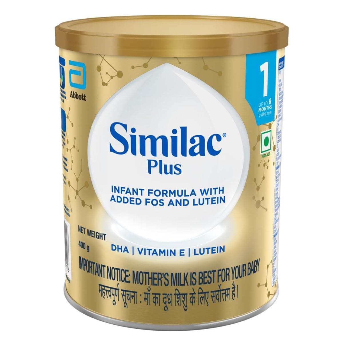 Similac Plus Infant Formula Stage 1 Powder, 400 g