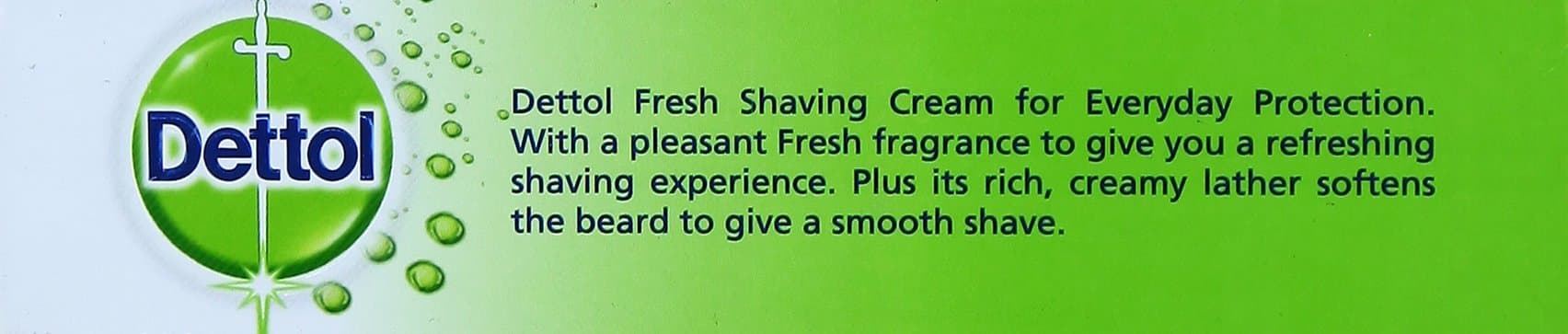 Dettol Everyday Protection Lather Shaving Cream - 78 g (Pack of 2)
