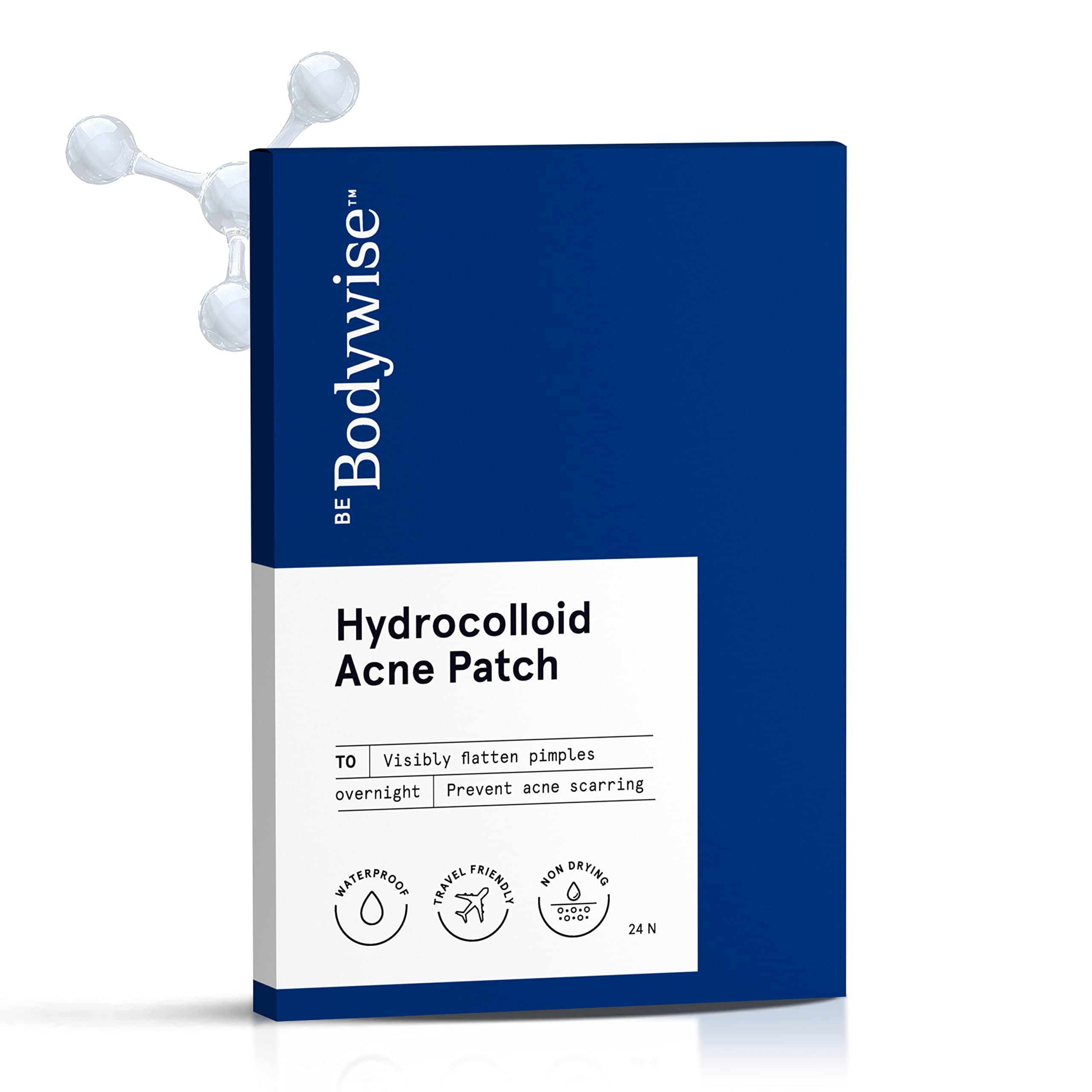Bodywise Be Bodywise Acne Pimple Patch For Women (24 Dots | 3 Sizes) | Absorbs & Flattens Acne Overnight | Waterproof | Reduces Excess Oil, Shrinks Pimples & Clears Pores | For All Skin Type