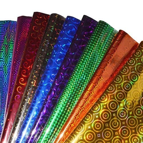 Accuprints Pack of 60 Holographic Gift Wrapping Paper Sheet | Size 64 X 45 cm |- Gift Paper - Gift Wrap Roll (Multicolor 60)