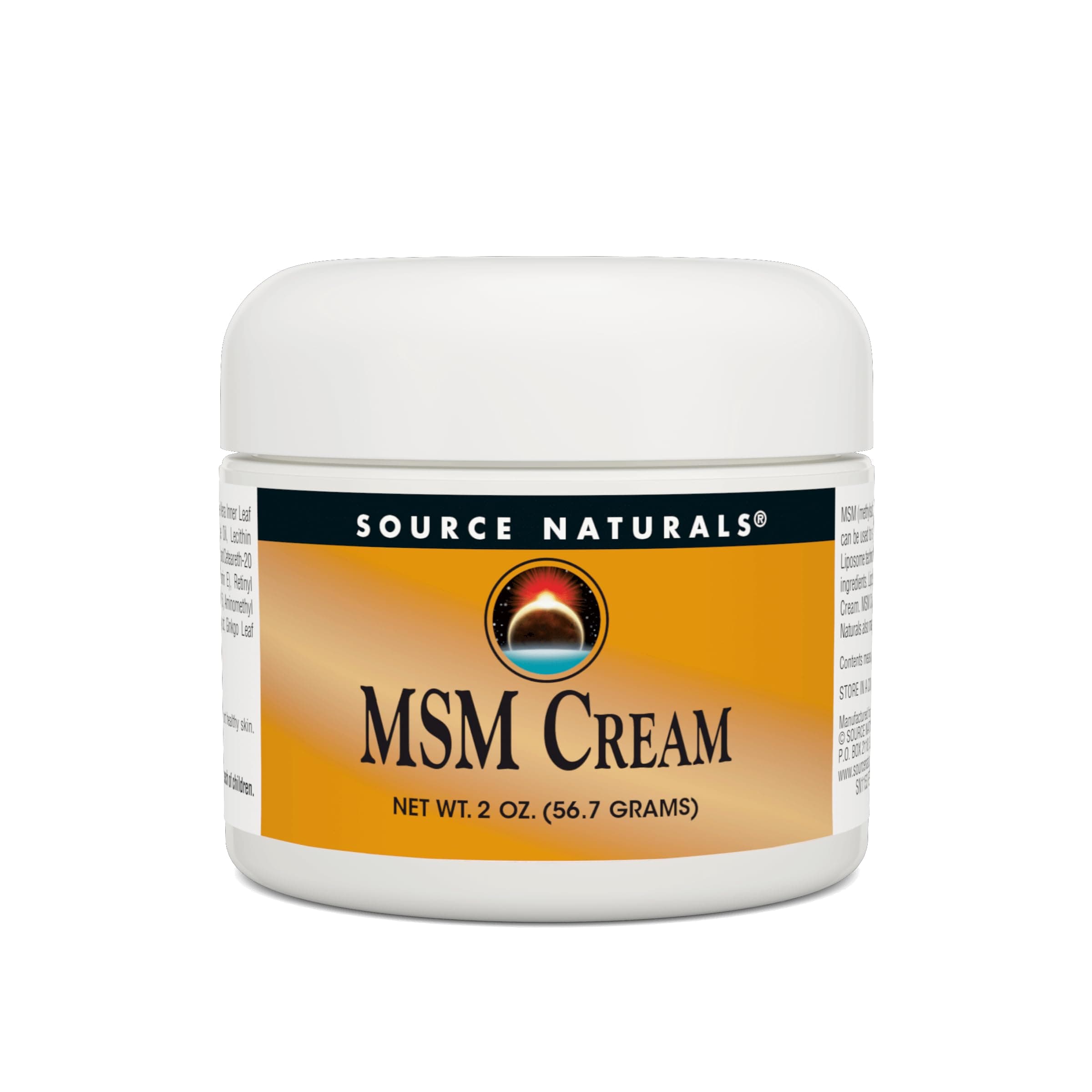 Source Naturals Msm Cream, 60g