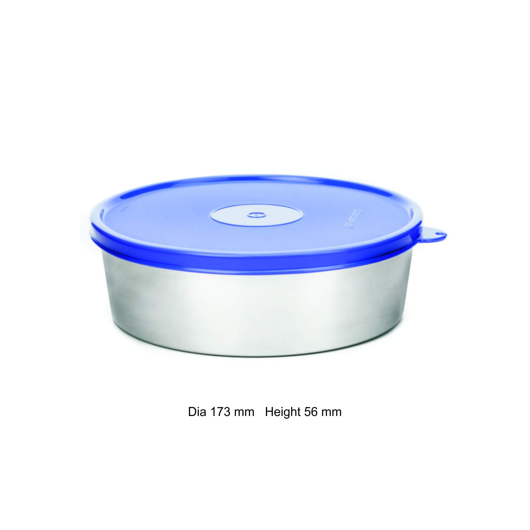 SignoraWare Classic Stainless Steel Storage Container | Airtight & Leakproof | Retain Freshness & Crispness for Hours | Great for Snacks, Chapatti & Papad Storage | Multipurpose Usage (900ml | Red)