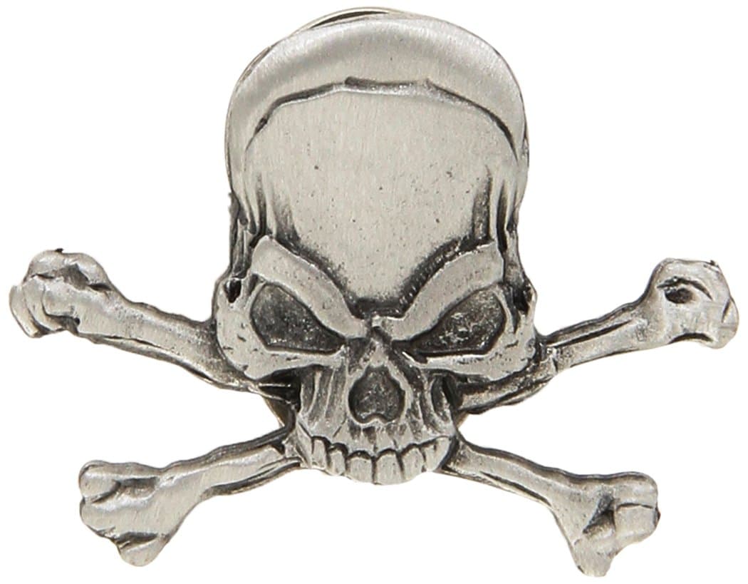 Hot Leathers PNA1155 Pirate Skull Biker Pin