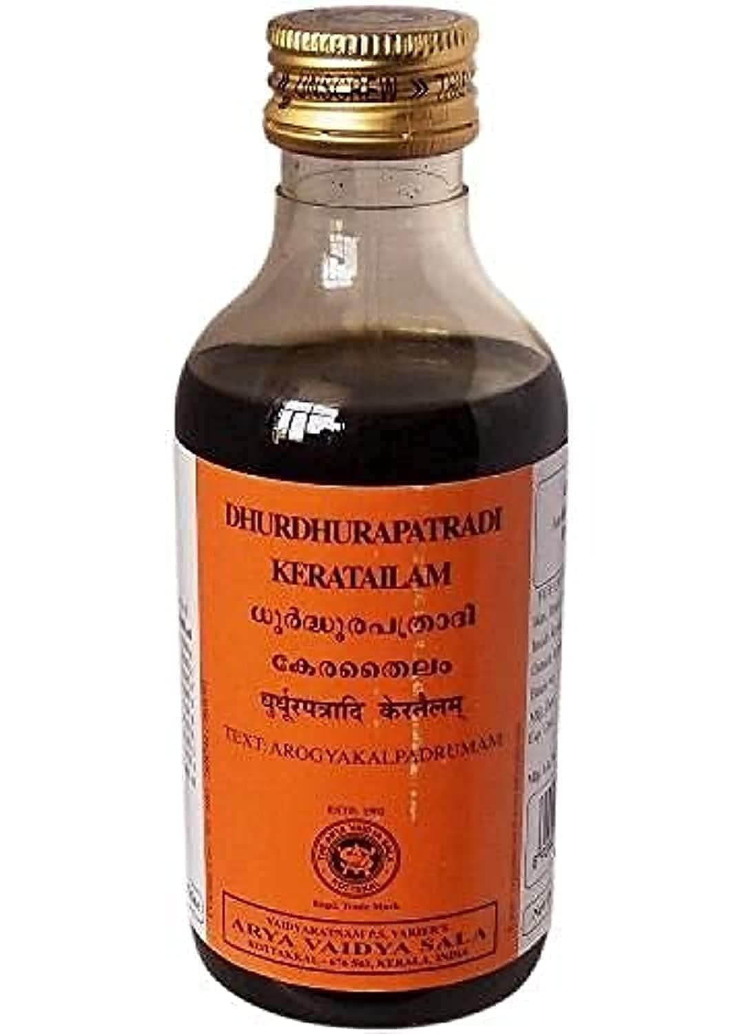 Kottakkal Arya Vaidya Sala Ayurvedic Dhurdhurapatradi Keratailam - 200 ml