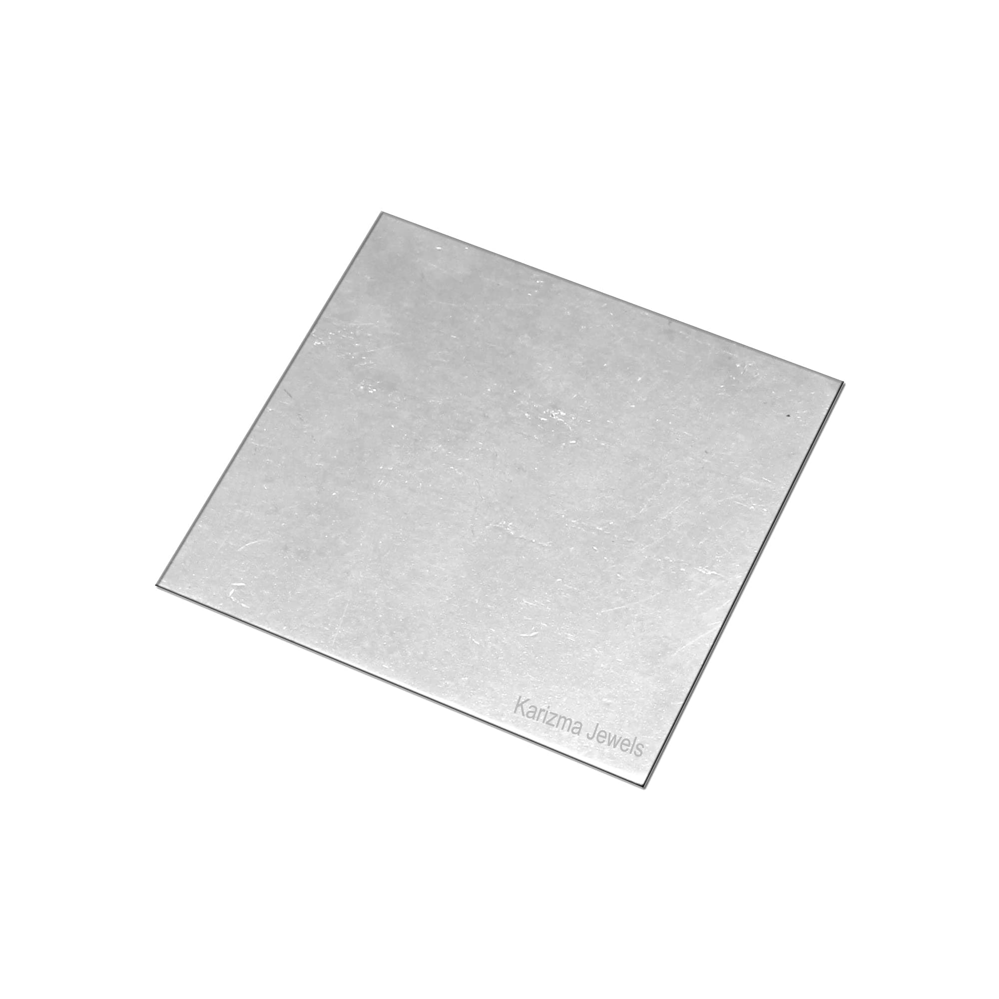 Karizma Jewels Pure Silver 1 Inch Square piece of Silver Chandi ka Tukra Chokor for astrology