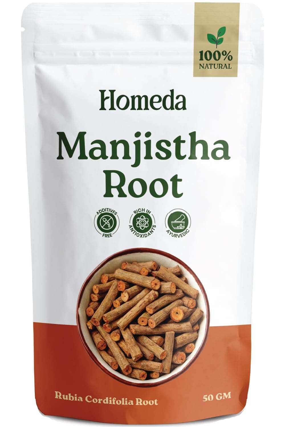 Shudh Online Manjistha Root, Majith Organic, Indian Madder (50 Grams) - Eating, Skin whitening, Face, Hair - Manjishtha, Manjishta, Manjishta, Manjista