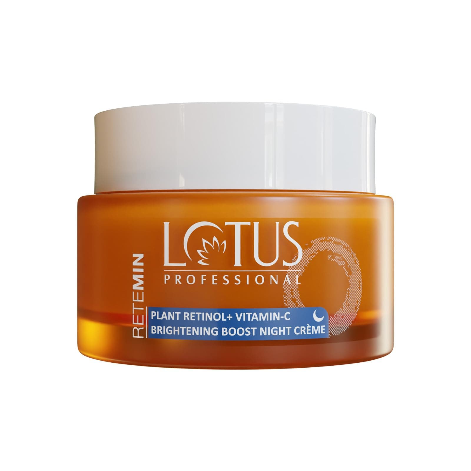Lotus Professional Retemin Plant Retinol & Vitamin C Brightening Night Face Cream | Anti-Aging | Skin Brightening & Anti-Wrinkle With Dark Spot Corrector & Hydrating Formula | Paraben Free | For Men & Women | All Skin Types | 50g