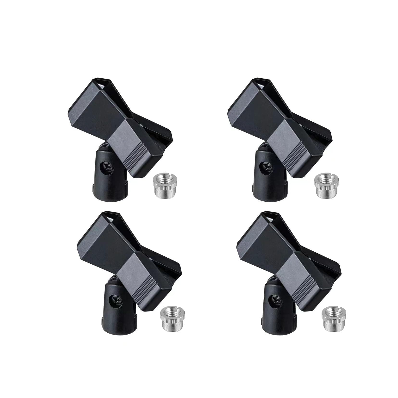 Rannsgeer Microphone Clip Holder, 4-Pack