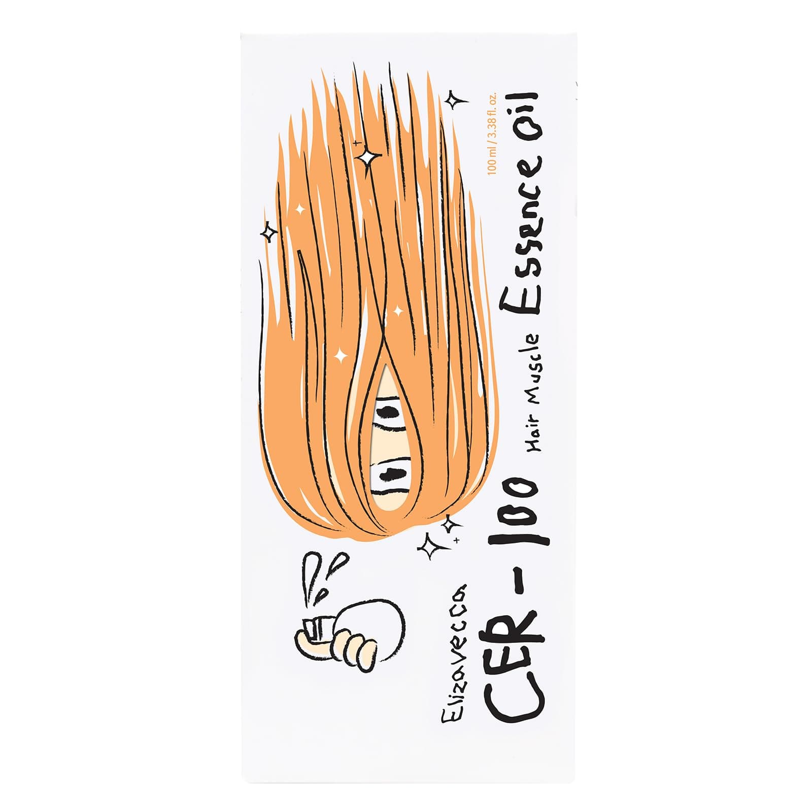 Elizavecca CER-100 Hair Muscle Essence Oil 100ml/3.38 Fl.Oz. - Leave-In Hair Treatment Oil, Hair Treatment Oil For Dry Hair, How To Do Hair Oiling At Home, K-Beauty