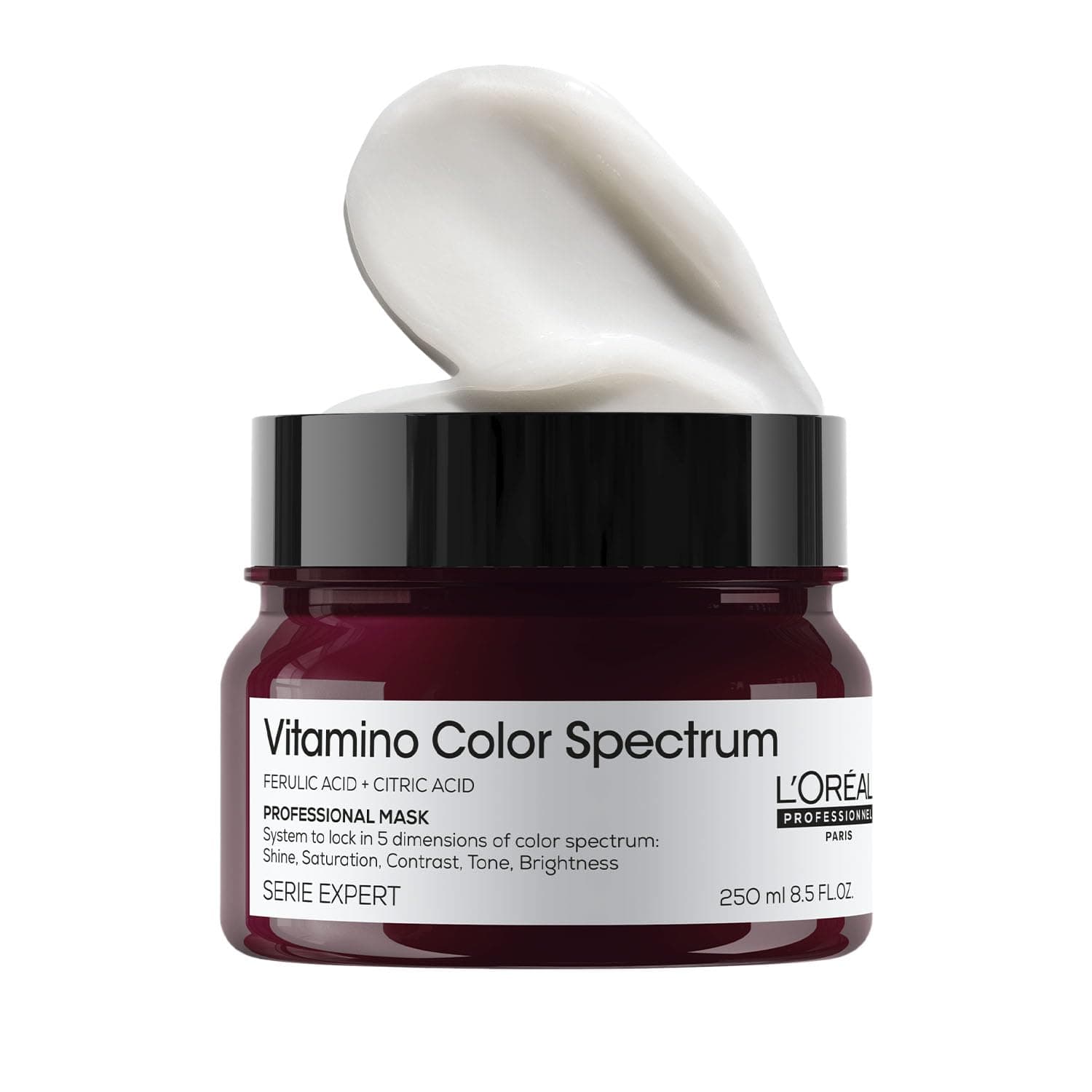 L'Oréal Professionnel Paris Vitamino Color Spectrum Mask for colored hair | Moisturizing mask that Protects Color from fading | Locks dye inside the fibre| Ferulic acid + Citric acid, 250ml
