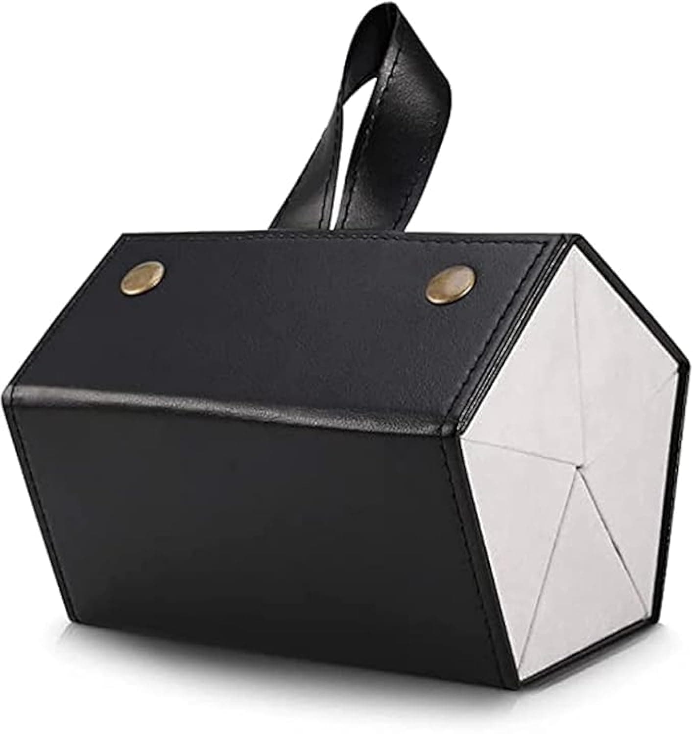 SILENCIO Sunglasses Organizer with 5 Slots, Travel Glasses Case Storage Portable Sunglasses Storage Case Bag Foldable Eyeglasses Holder Box Eyewear Display Containers for Women Men, Black
