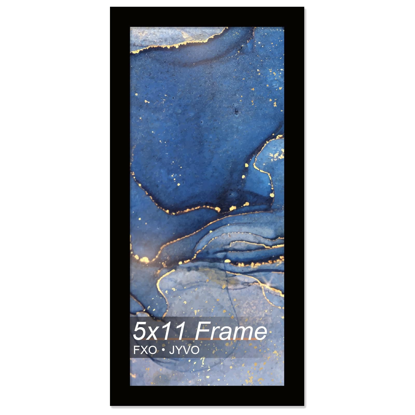 Fxojyvo 5x11 Picture Frame for Photo Poster Horizontally/Vertically