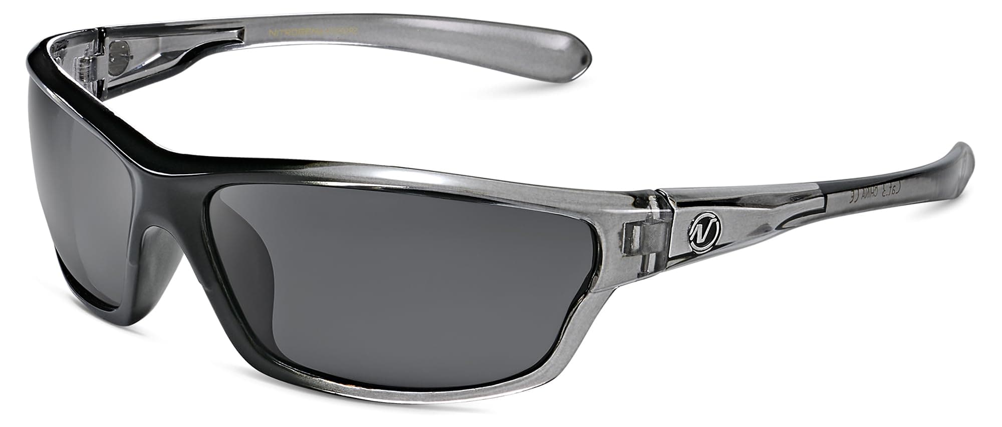 Nitrogen Polarized Wrap Around Sport Sunglasses - Steel Blue