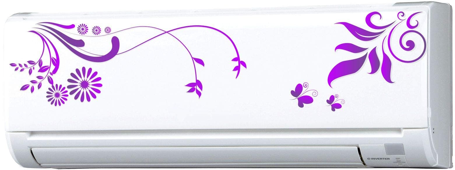 Decals Creation™ Air Conditioner Stickers, Ac Stickers, Split Ac Stickers Standard Size
